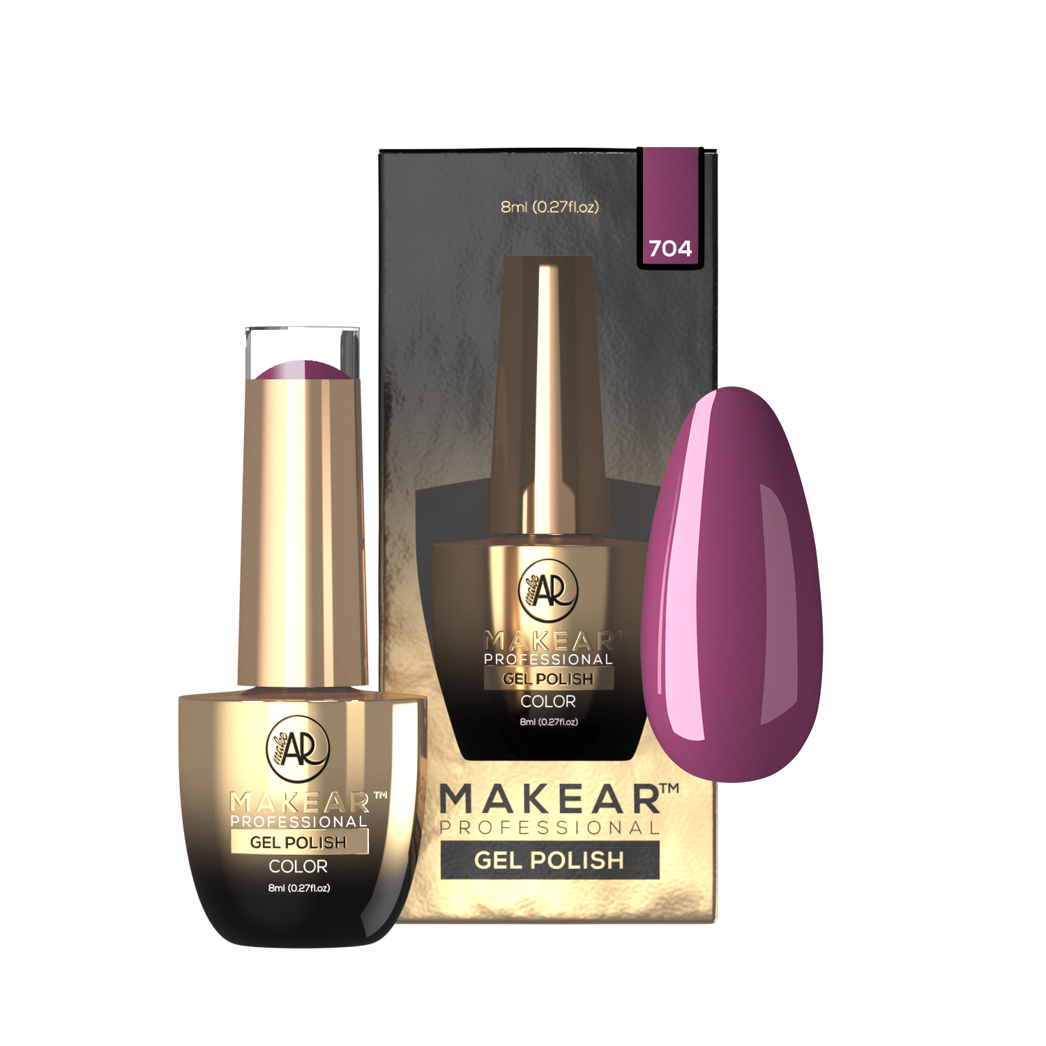 Gelpolish - 704 MAKEAR-Gelpolish-MAKEAR-NR Kosmetik