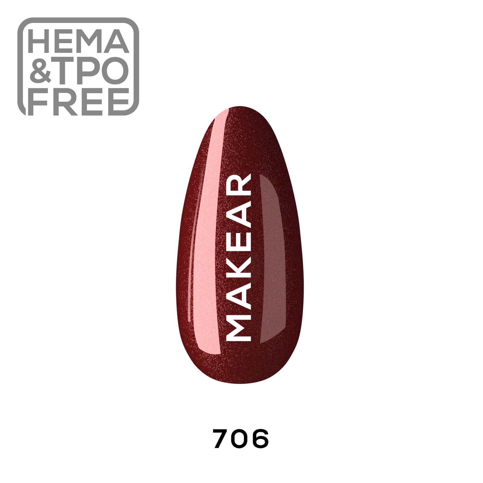 Gelpolish - 706 MAKEAR-Gelpolish-MAKEAR-NR Kosmetik