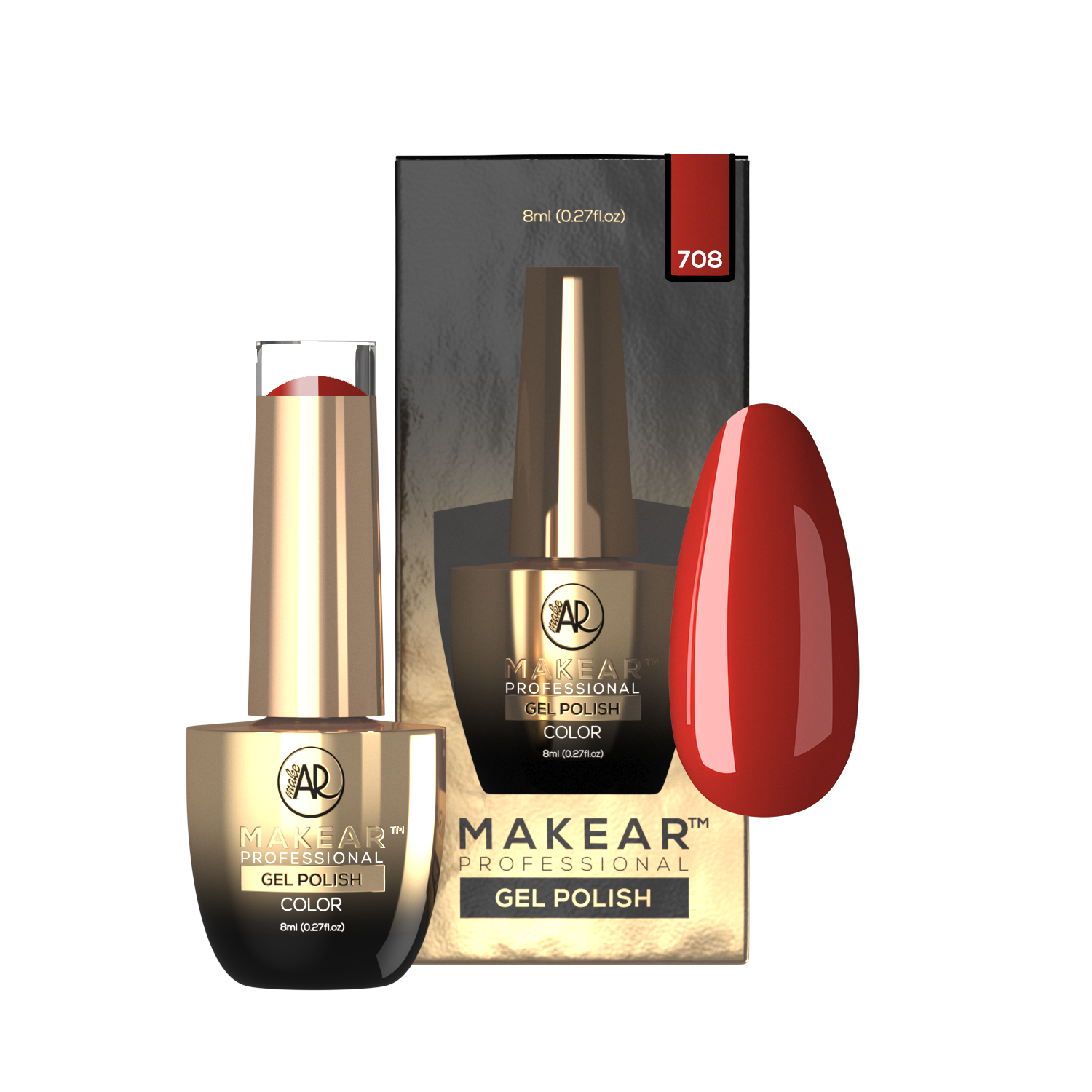Gelpolish - 708 MAKEAR-Gelpolish-MAKEAR-NR Kosmetik
