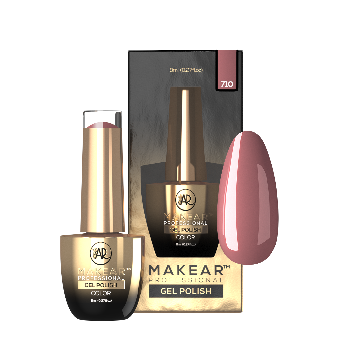Gelpolish - 710 MAKEAR-Gelpolish-MAKEAR-NR Kosmetik