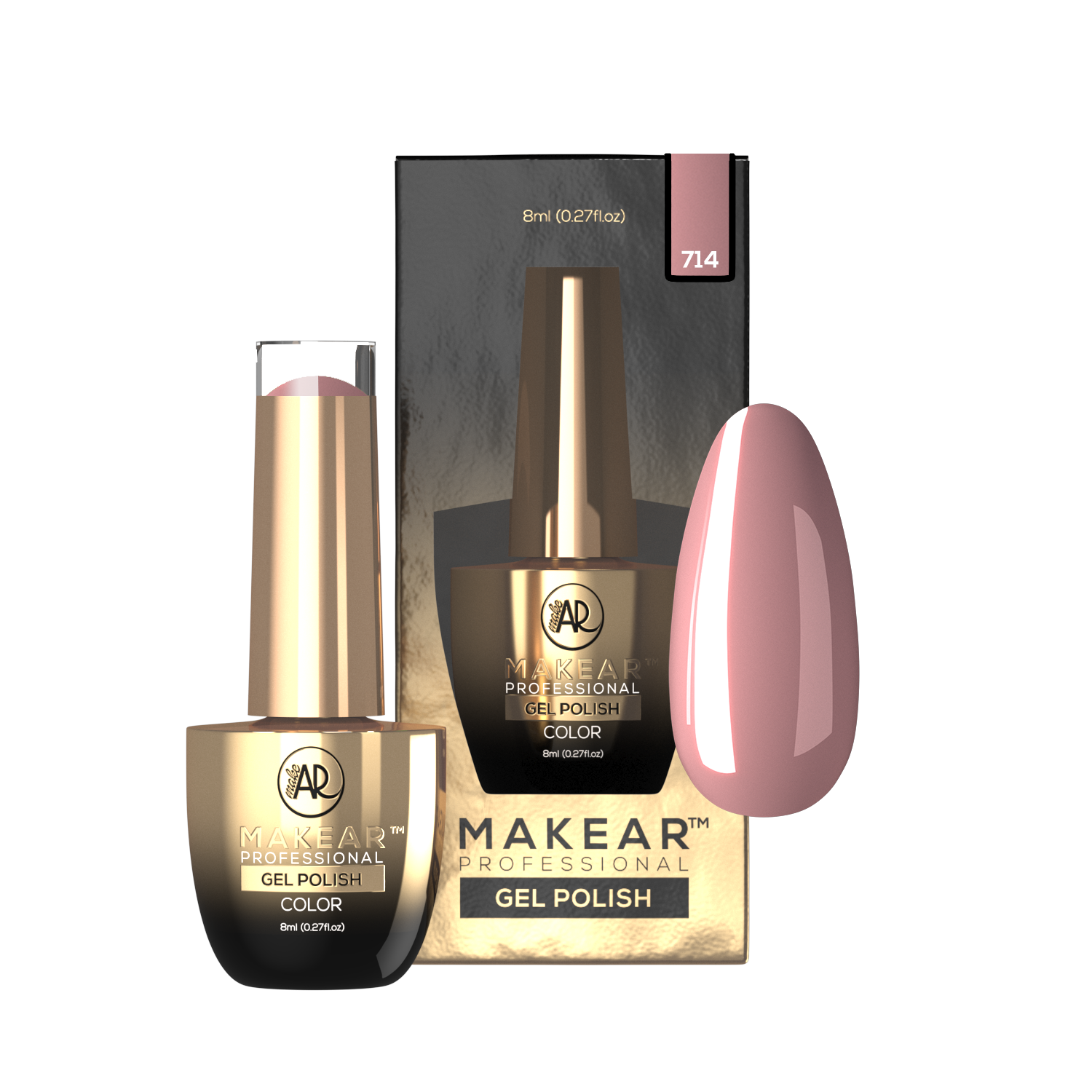 Gelpolish - 714 MAKEAR-Gelpolish-MAKEAR-NR Kosmetik