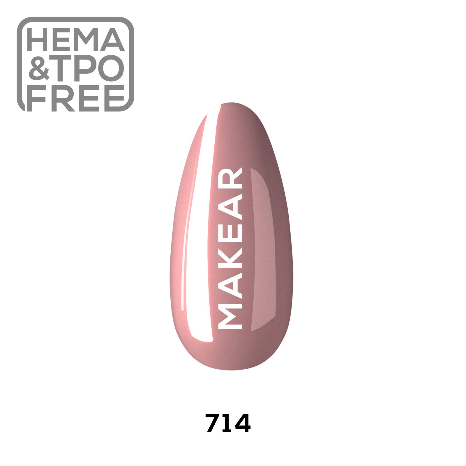 Gelpolish - 714 MAKEAR-Gelpolish-MAKEAR-NR Kosmetik