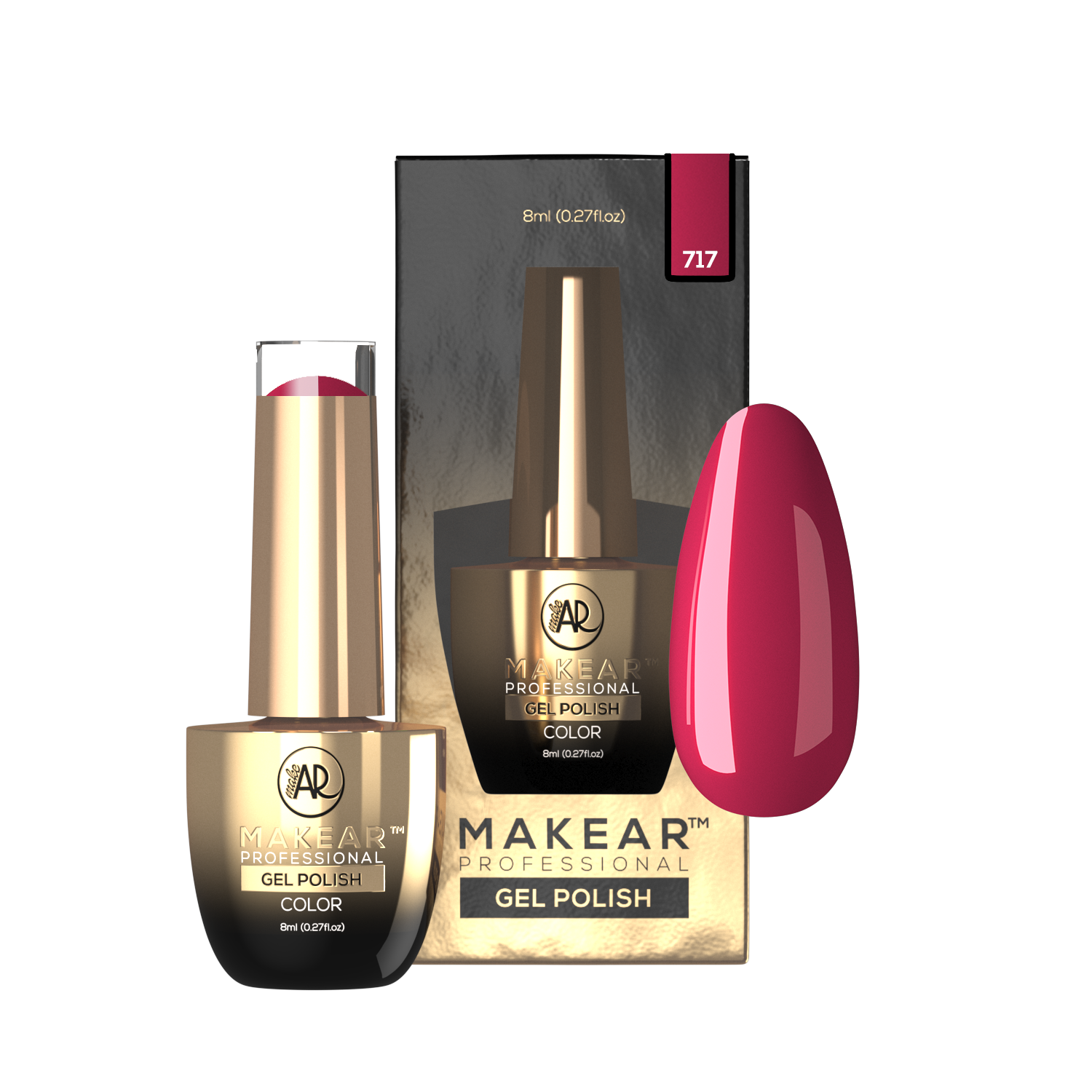 Gelpolish - 717 MAKEAR-Gelpolish-MAKEAR-NR Kosmetik