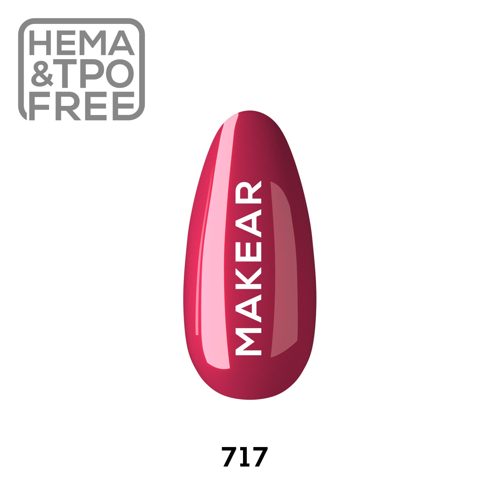 Gelpolish - 717 MAKEAR-Gelpolish-MAKEAR-NR Kosmetik
