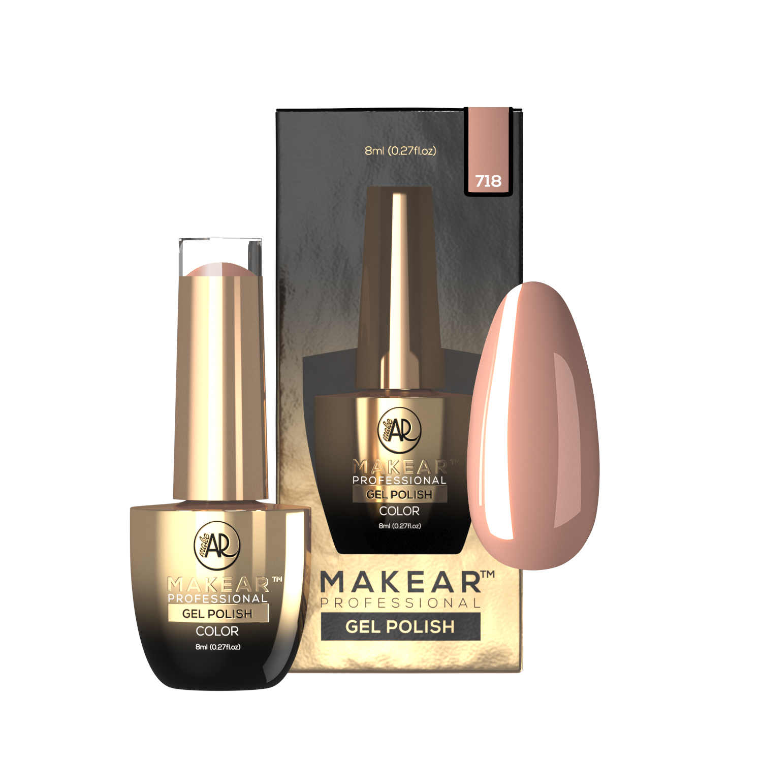 Gelpolish - 718 MAKEAR-Gelpolish-MAKEAR-NR Kosmetik