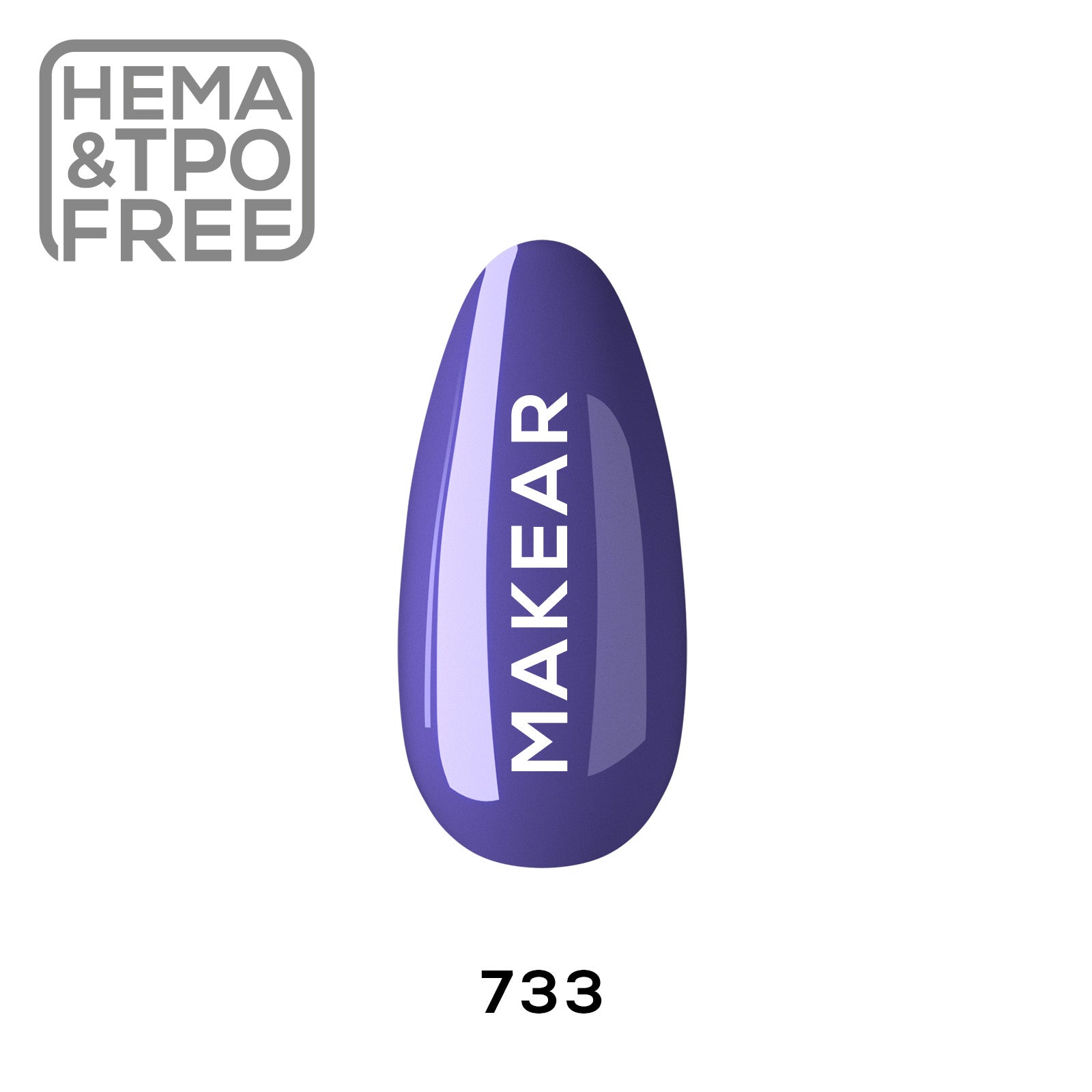 Gelpolish - 733 MAKEAR-Gelpolish-MAKEAR-NR Kosmetik