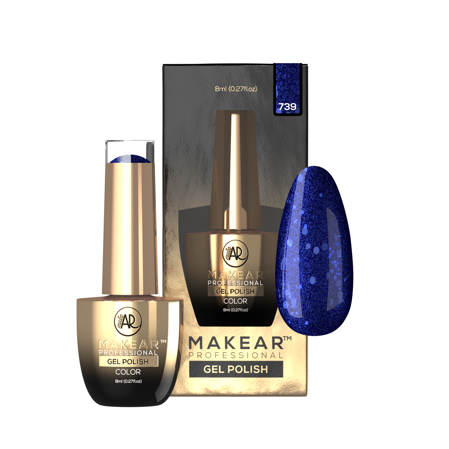 Gelpolish - 739 MAKEAR-Gelpolish-MAKEAR-NR Kosmetik