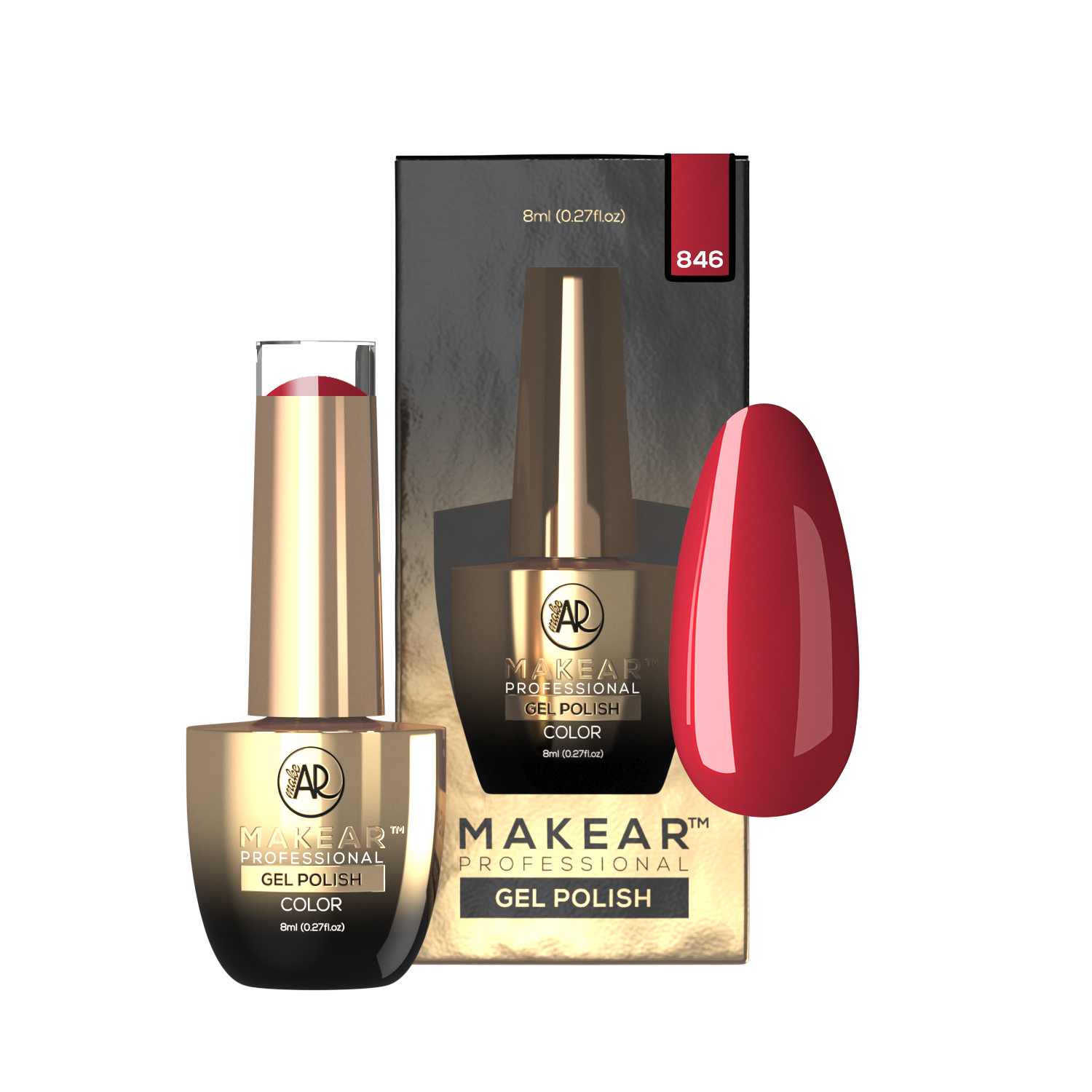 Gelpolish - 846 MAKEAR-Gelpolish-MAKEAR-NR Kosmetik