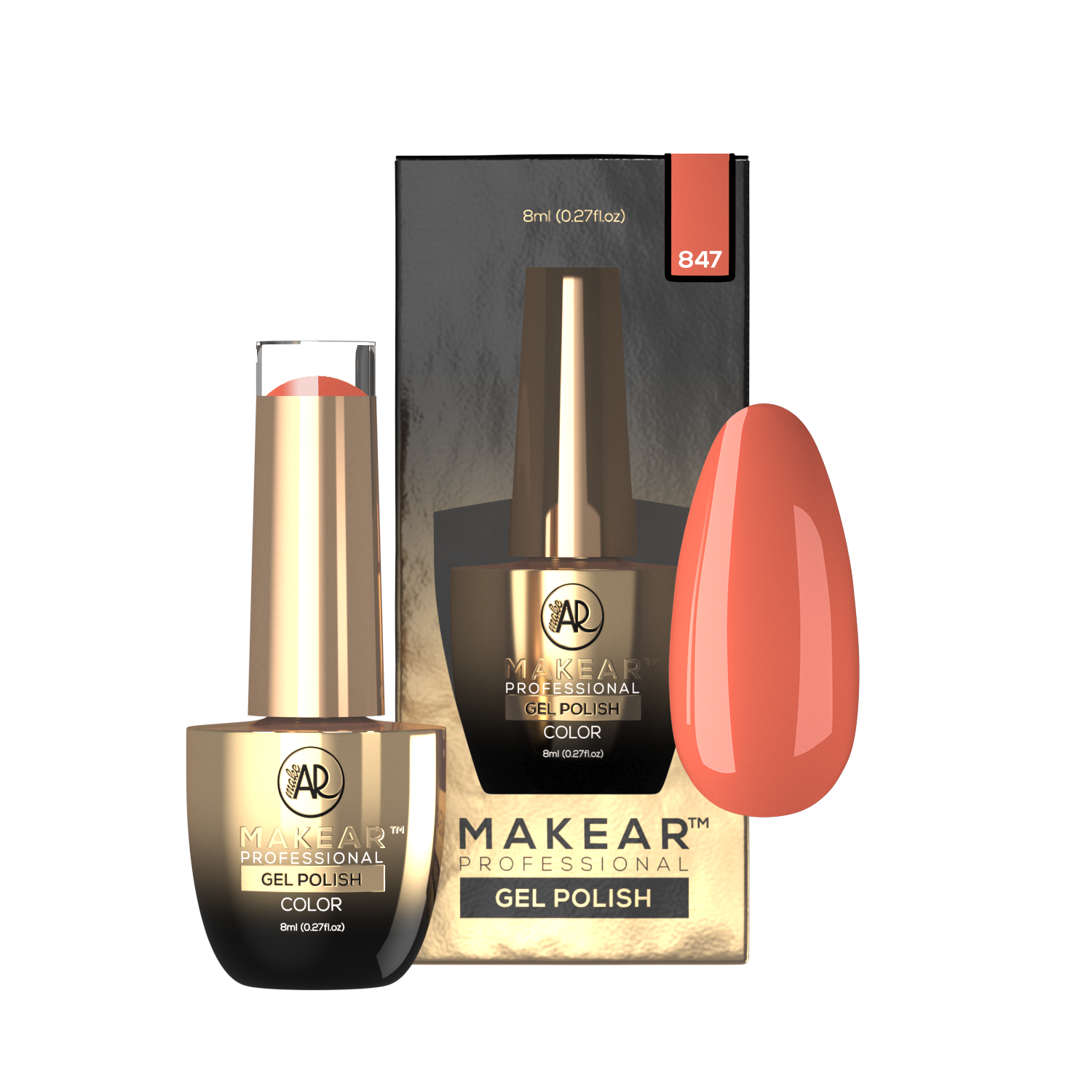 Gelpolish - 847 MAKEAR-Gelpolish-MAKEAR-NR Kosmetik