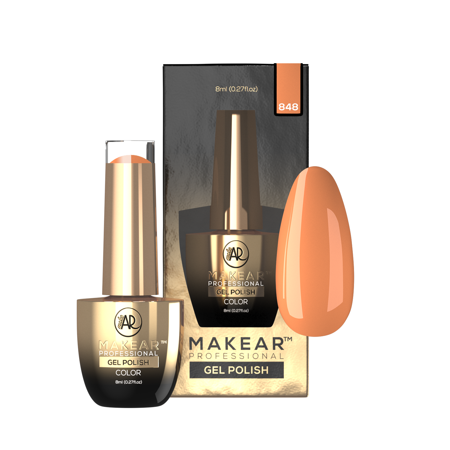 Gelpolish - 848 MAKEAR-Gelpolish-MAKEAR-NR Kosmetik