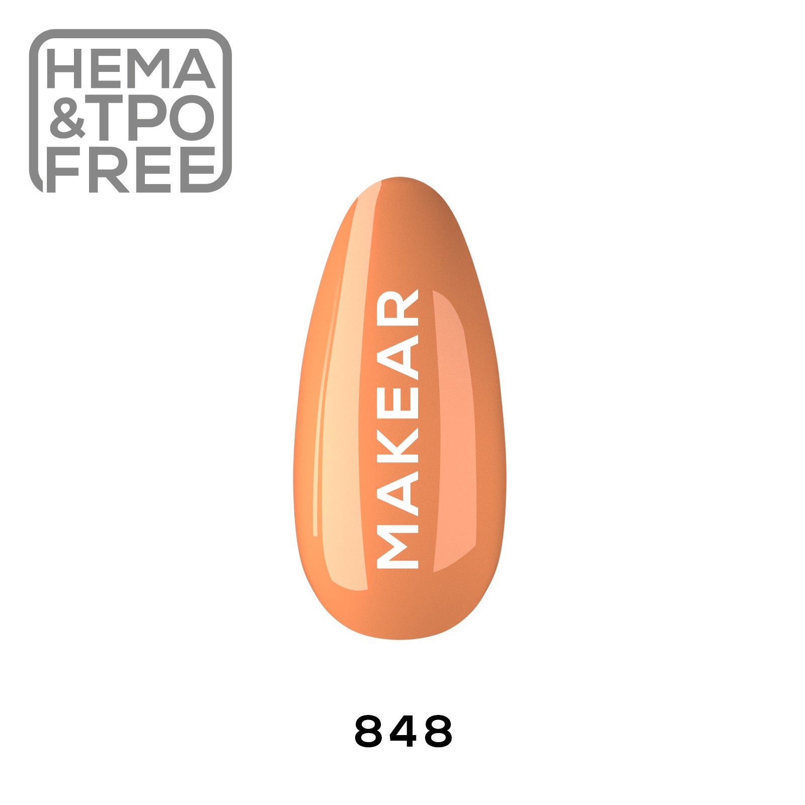 Gelpolish - 848 MAKEAR-Gelpolish-MAKEAR-NR Kosmetik