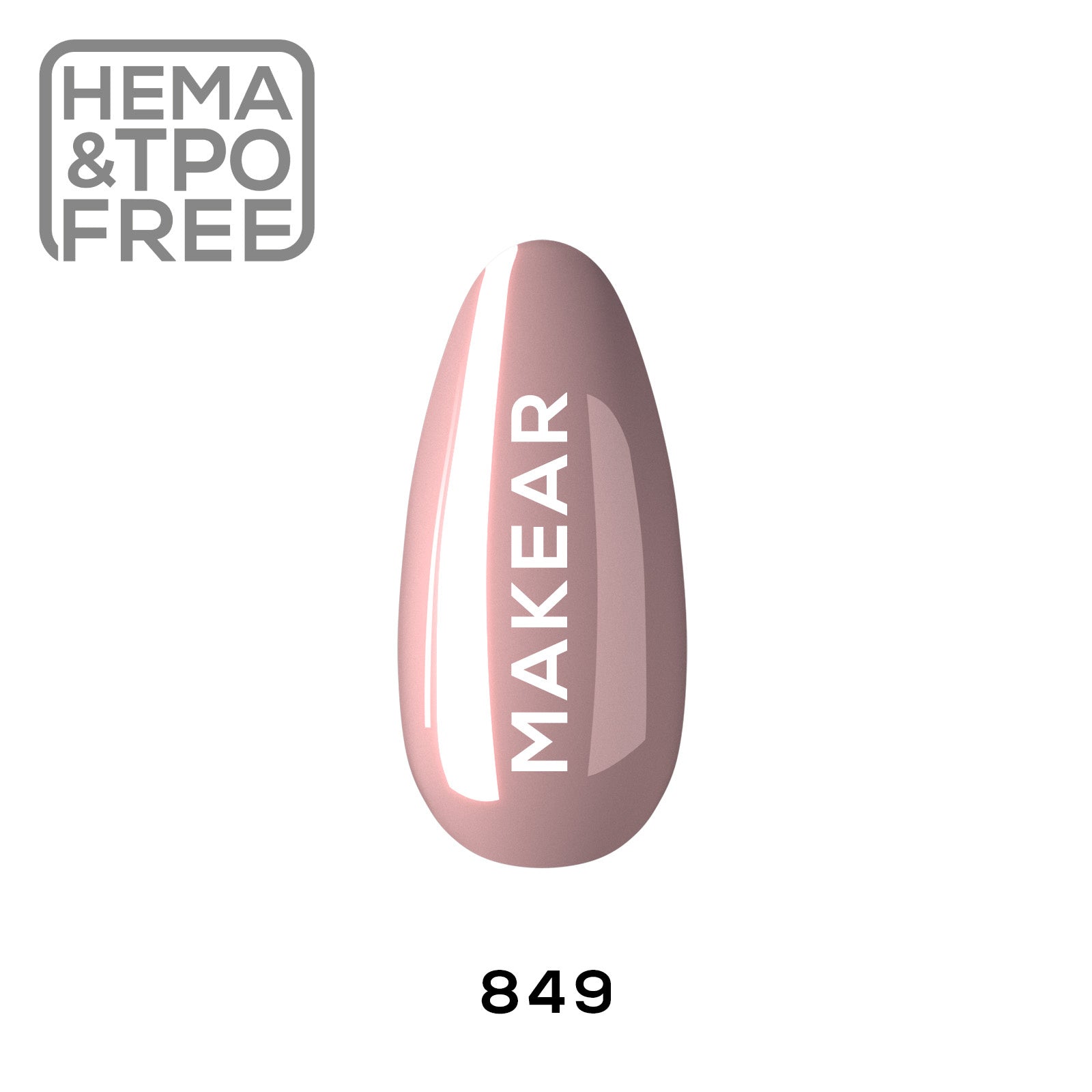 Gelpolish - 849 MAKEAR-Gelpolish-MAKEAR-NR Kosmetik