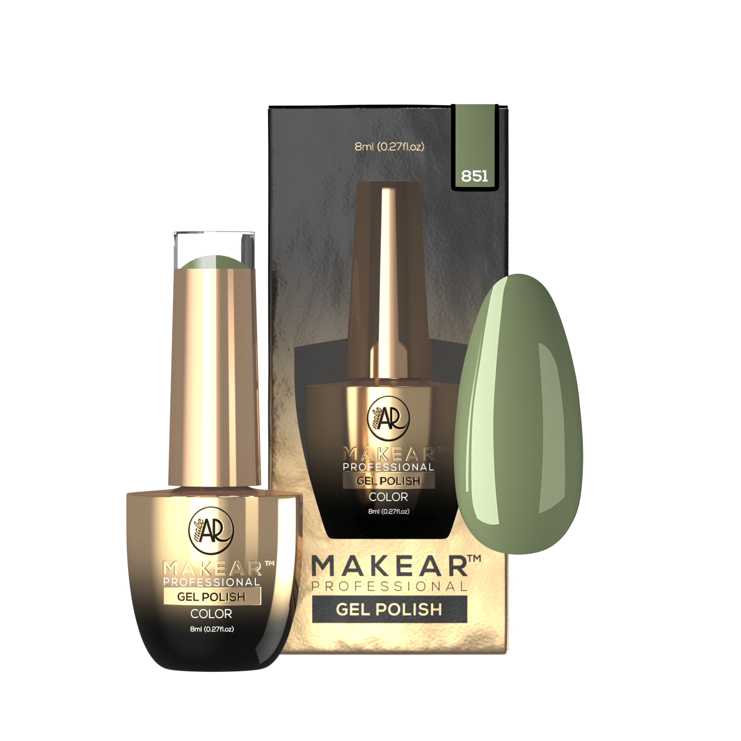 Gelpolish - 851 MAKEAR-Gelpolish-MAKEAR-NR Kosmetik