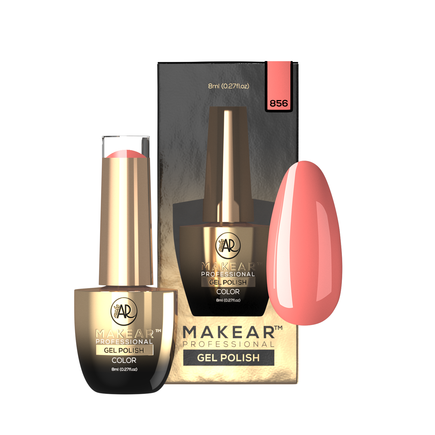 Gelpolish - 856 MAKEAR-Gelpolish-MAKEAR-NR Kosmetik