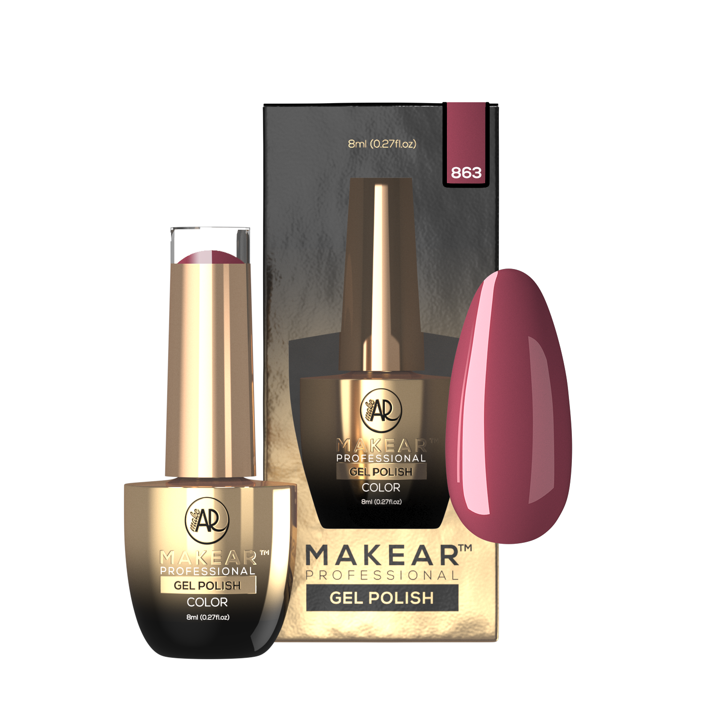 Gelpolish - 863 MAKEAR-Gelpolish-MAKEAR-NR Kosmetik