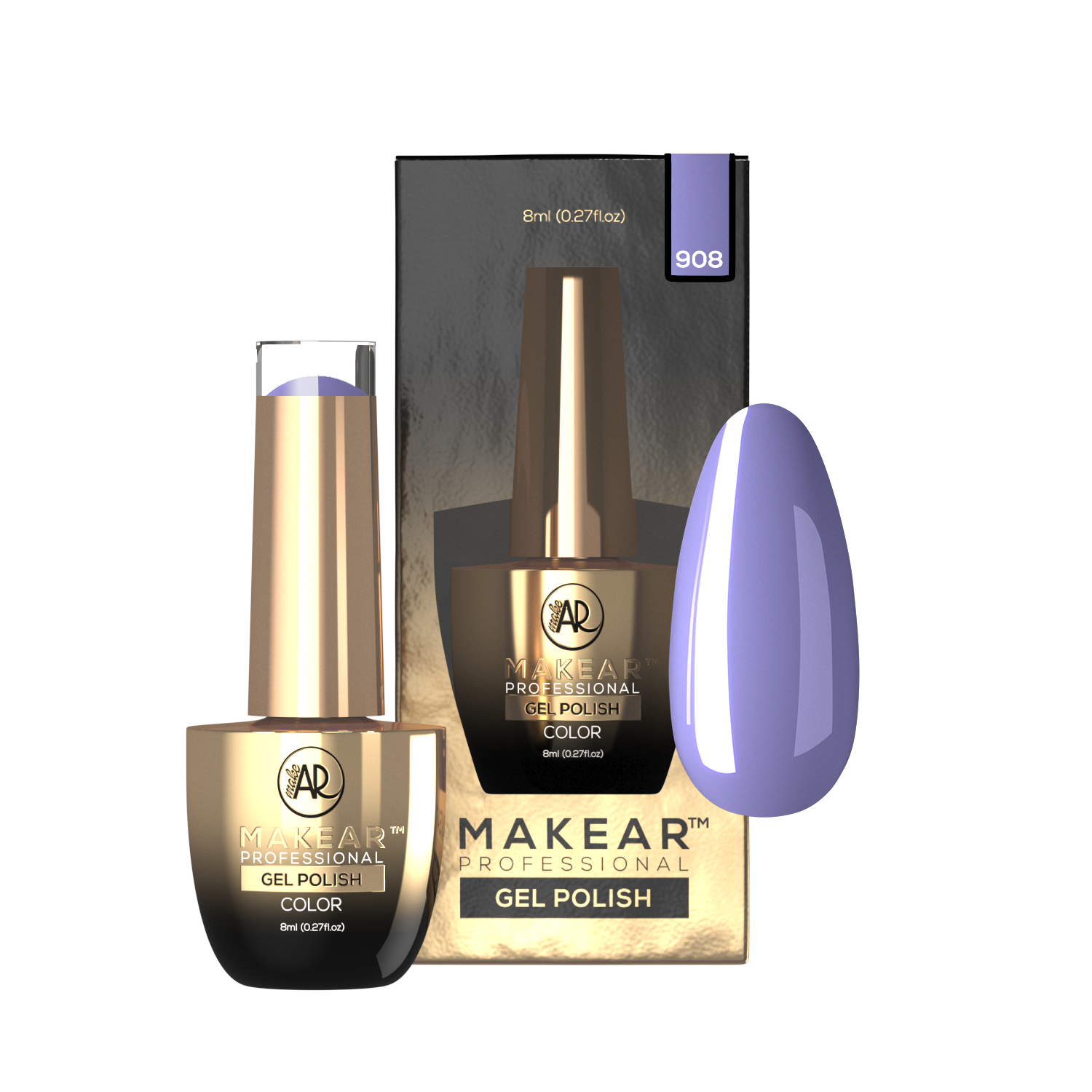 Gelpolish - 908 MAKEAR-Gelpolish-MAKEAR-NR Kosmetik