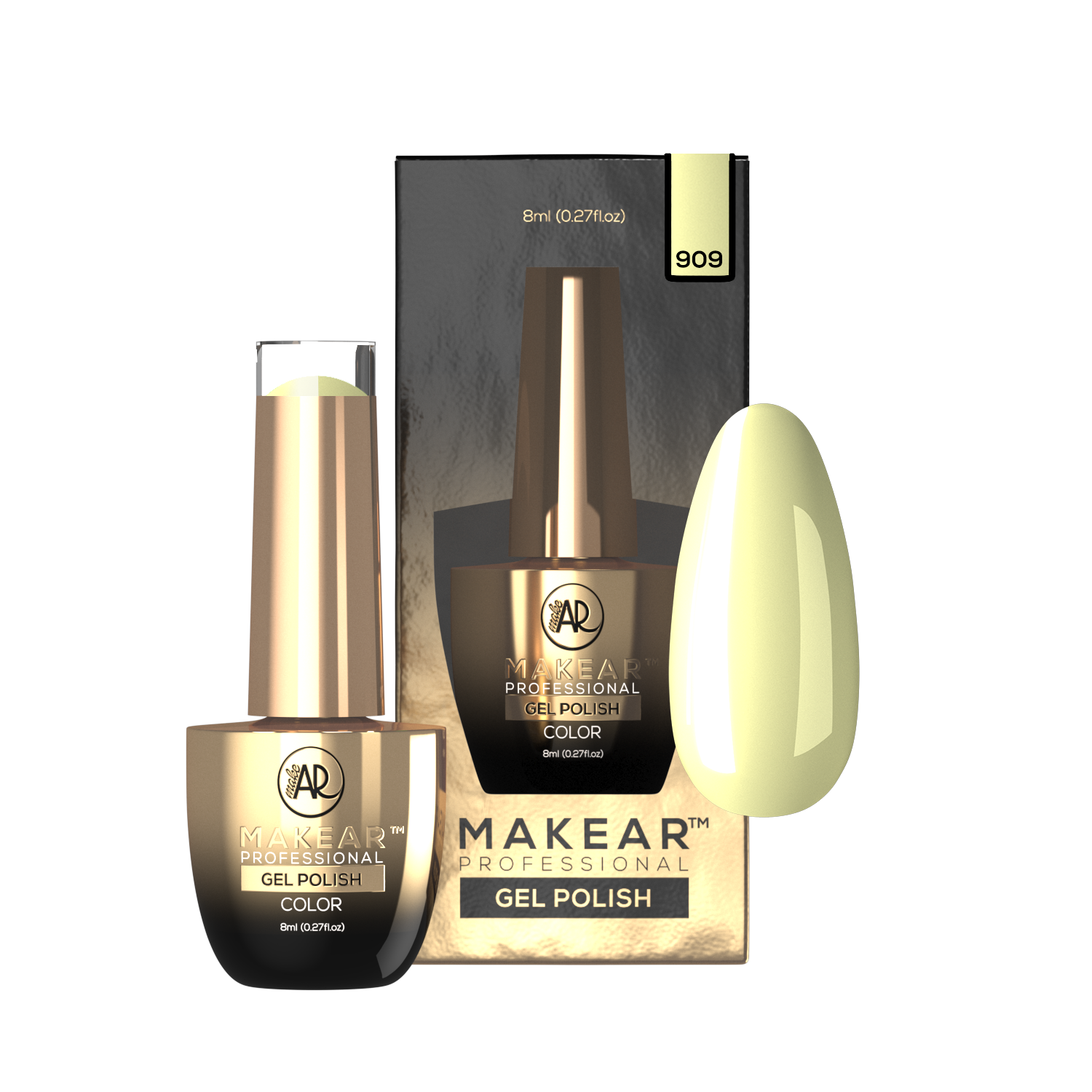 Gelpolish - 909 MAKEAR-Gelpolish-MAKEAR-NR Kosmetik