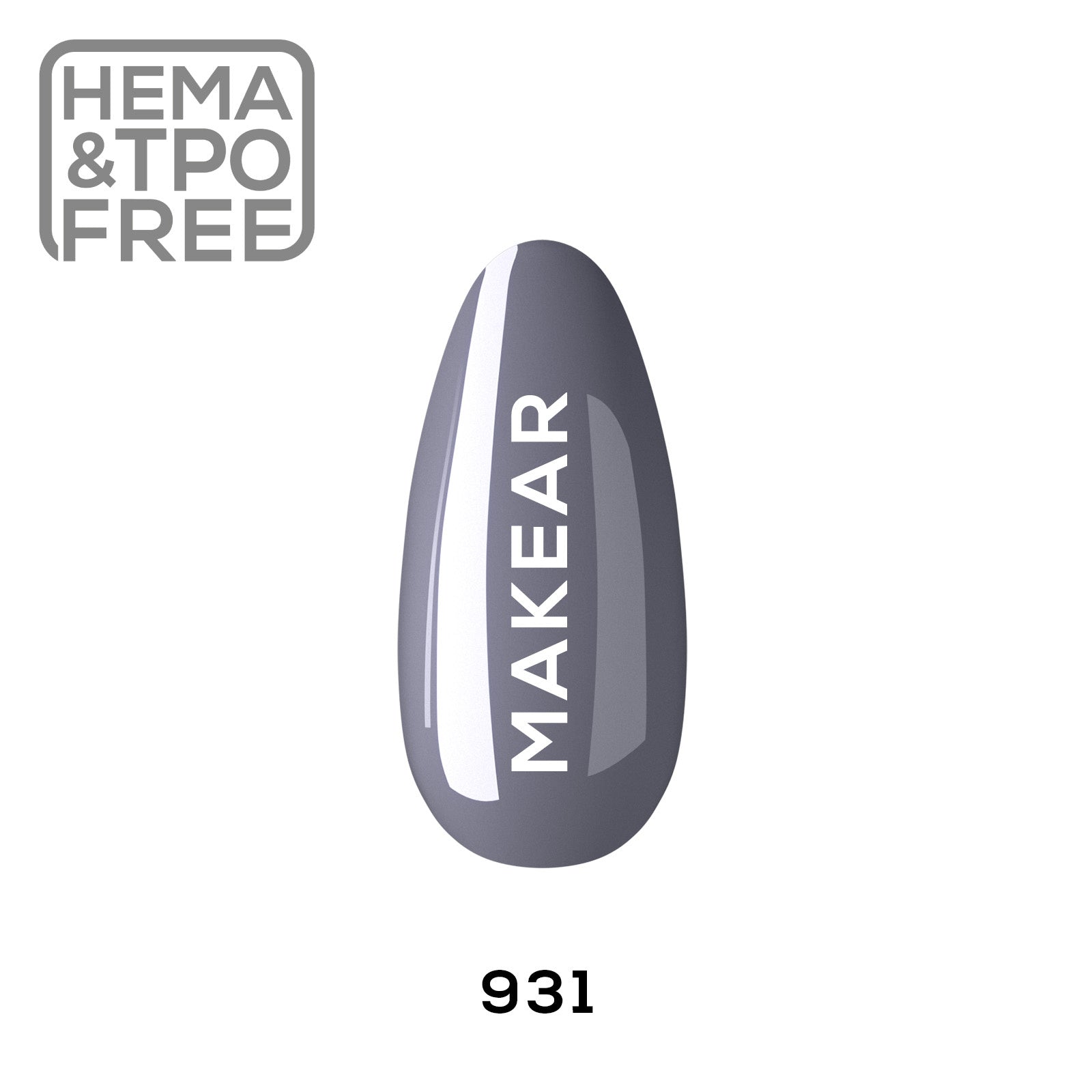 Gelpolish - 931 MAKEAR-Gelpolish-MAKEAR-NR Kosmetik