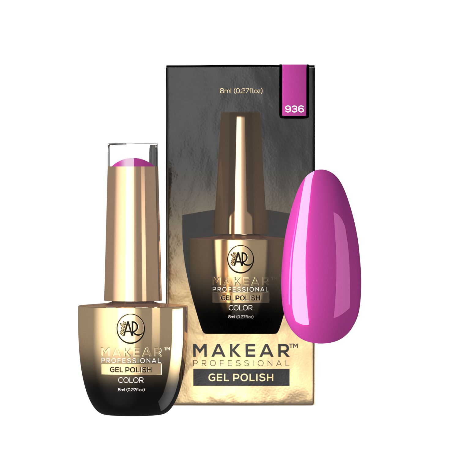 Gelpolish - 936 MAKEAR-Gelpolish-MAKEAR-NR Kosmetik