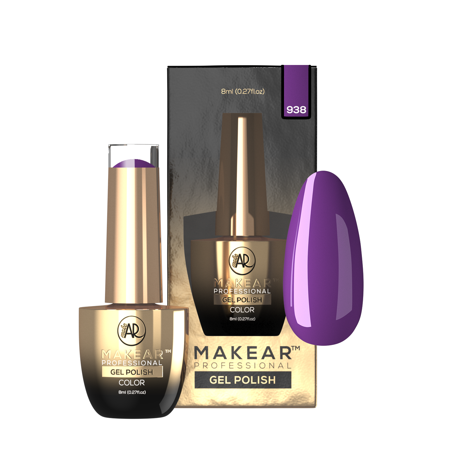 Gelpolish - 938 MAKEAR-Gelpolish-MAKEAR-NR Kosmetik