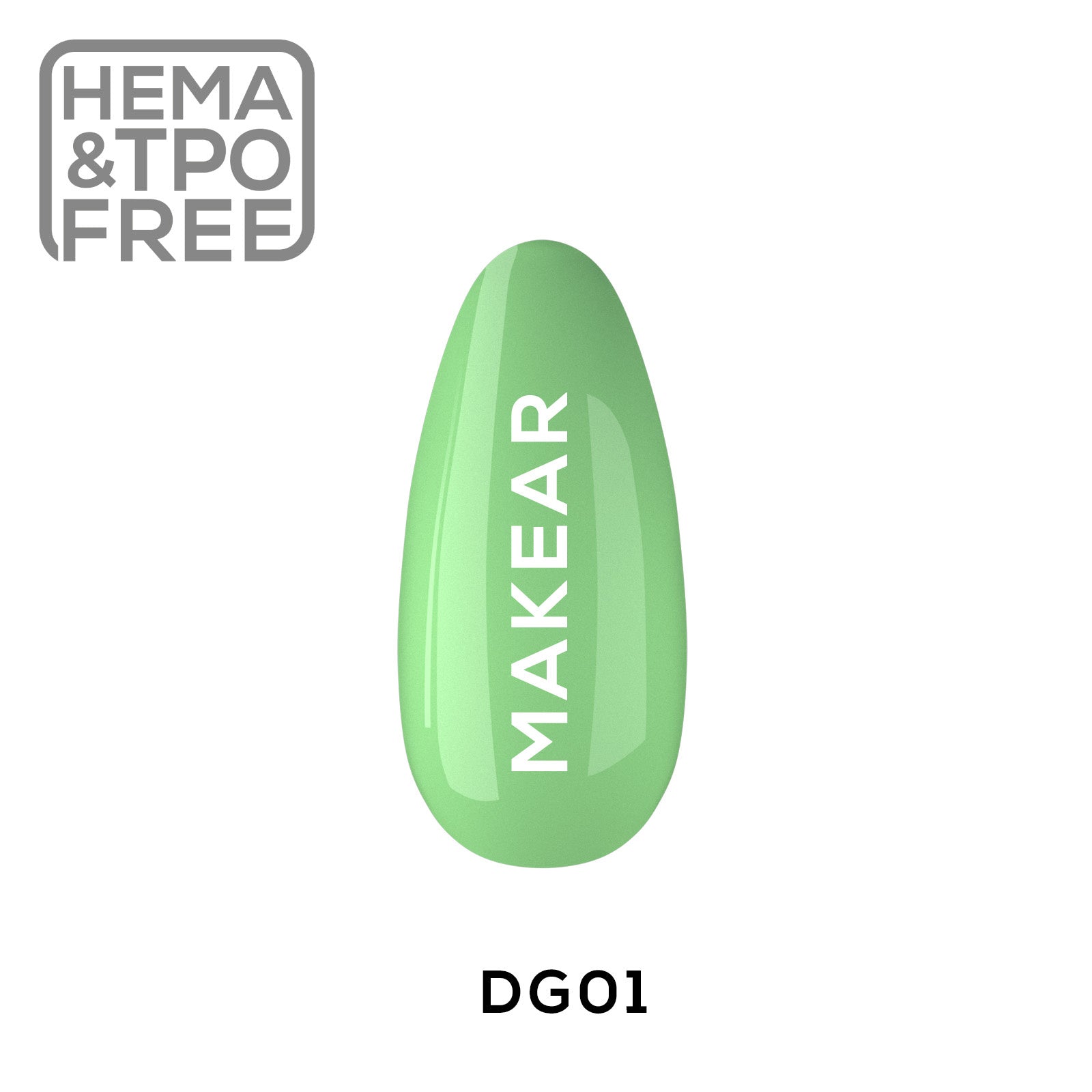 Gelpolish - DG01 MAKEAR-Gelpolish-MAKEAR-NR Kosmetik
