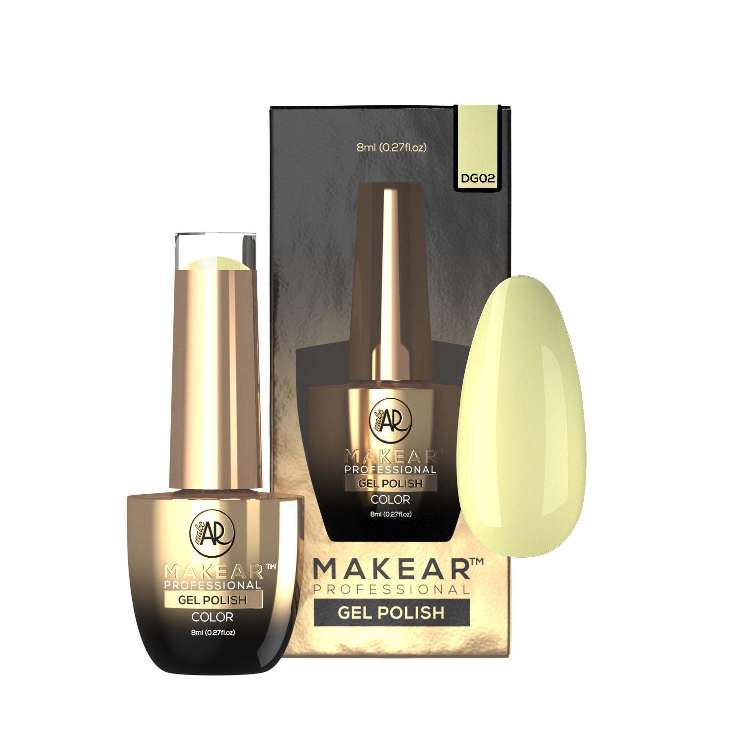 Gelpolish - DG02 MAKEAR-Gelpolish-MAKEAR-NR Kosmetik