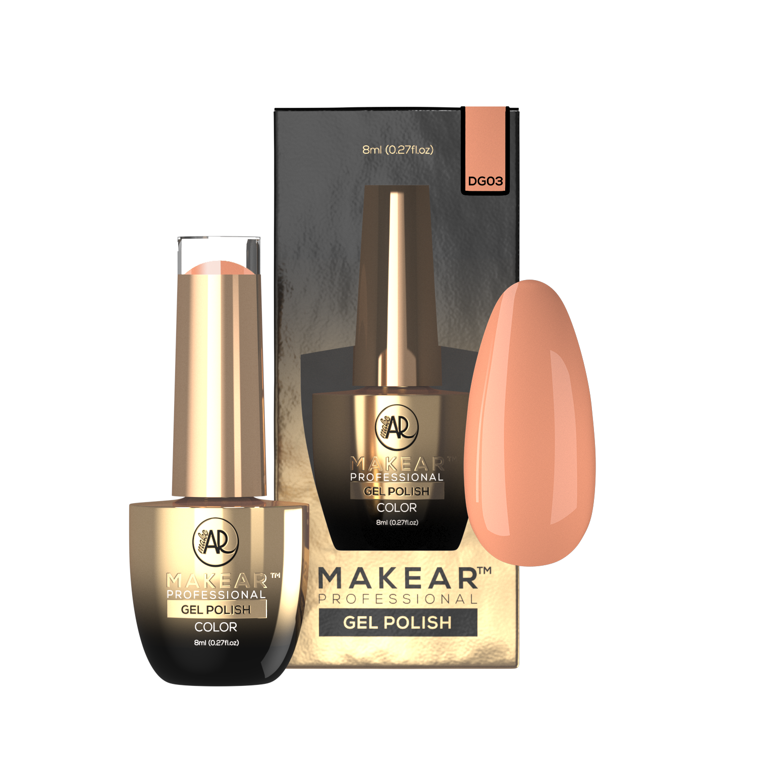 Gelpolish - DG03 MAKEAR-Gelpolish-MAKEAR-NR Kosmetik