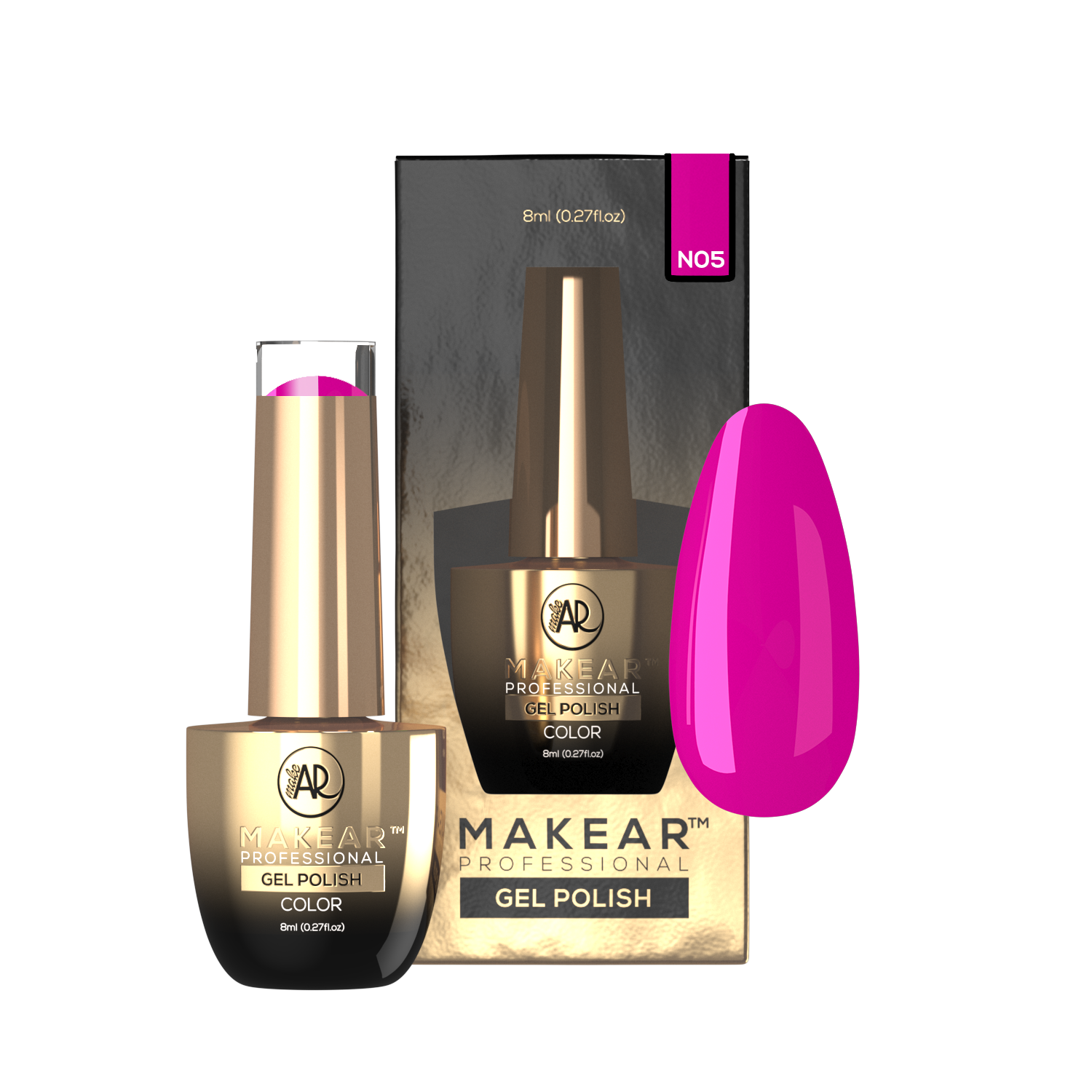 Gelpolish - N05 MAKEAR-Gelpolish-MAKEAR-NR Kosmetik
