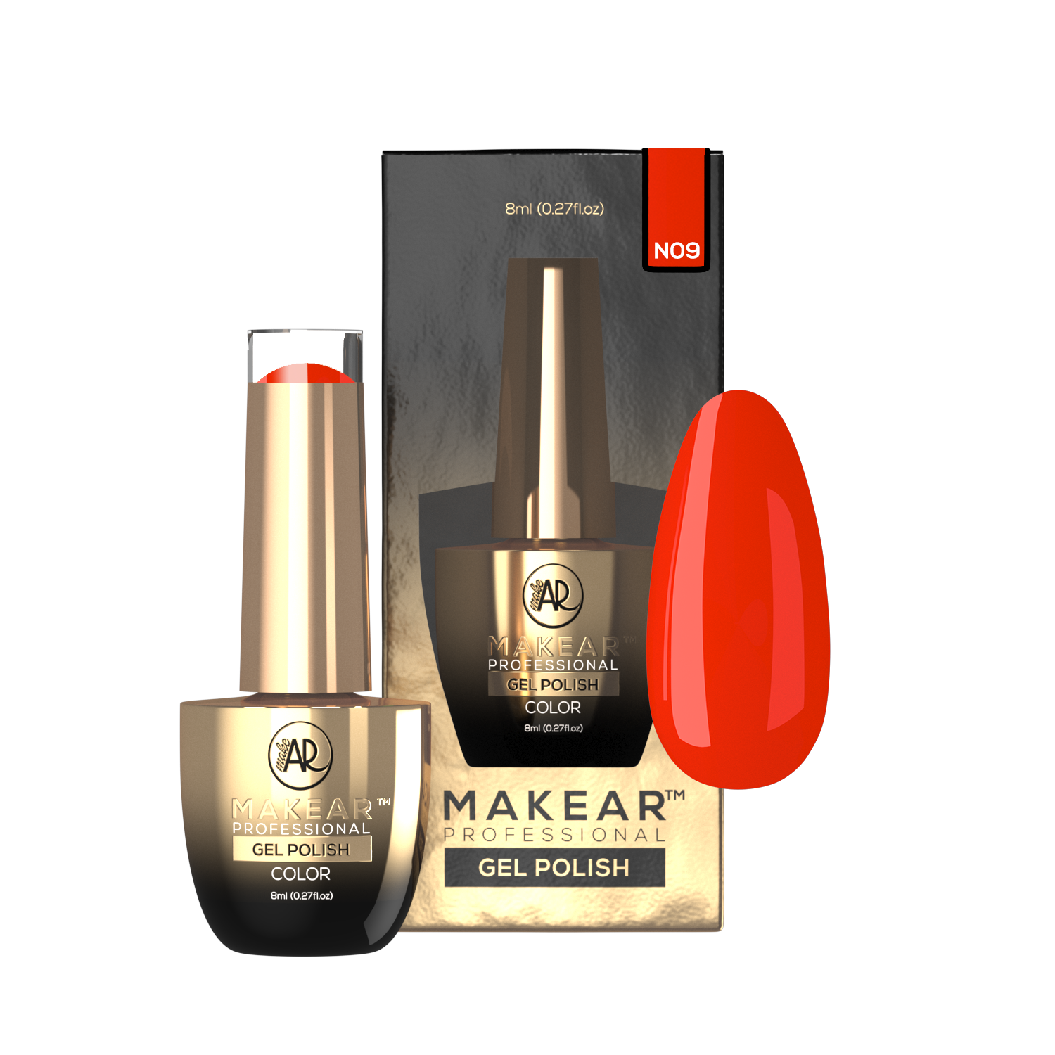 Gelpolish - N09 MAKEAR-Gelpolish-MAKEAR-NR Kosmetik