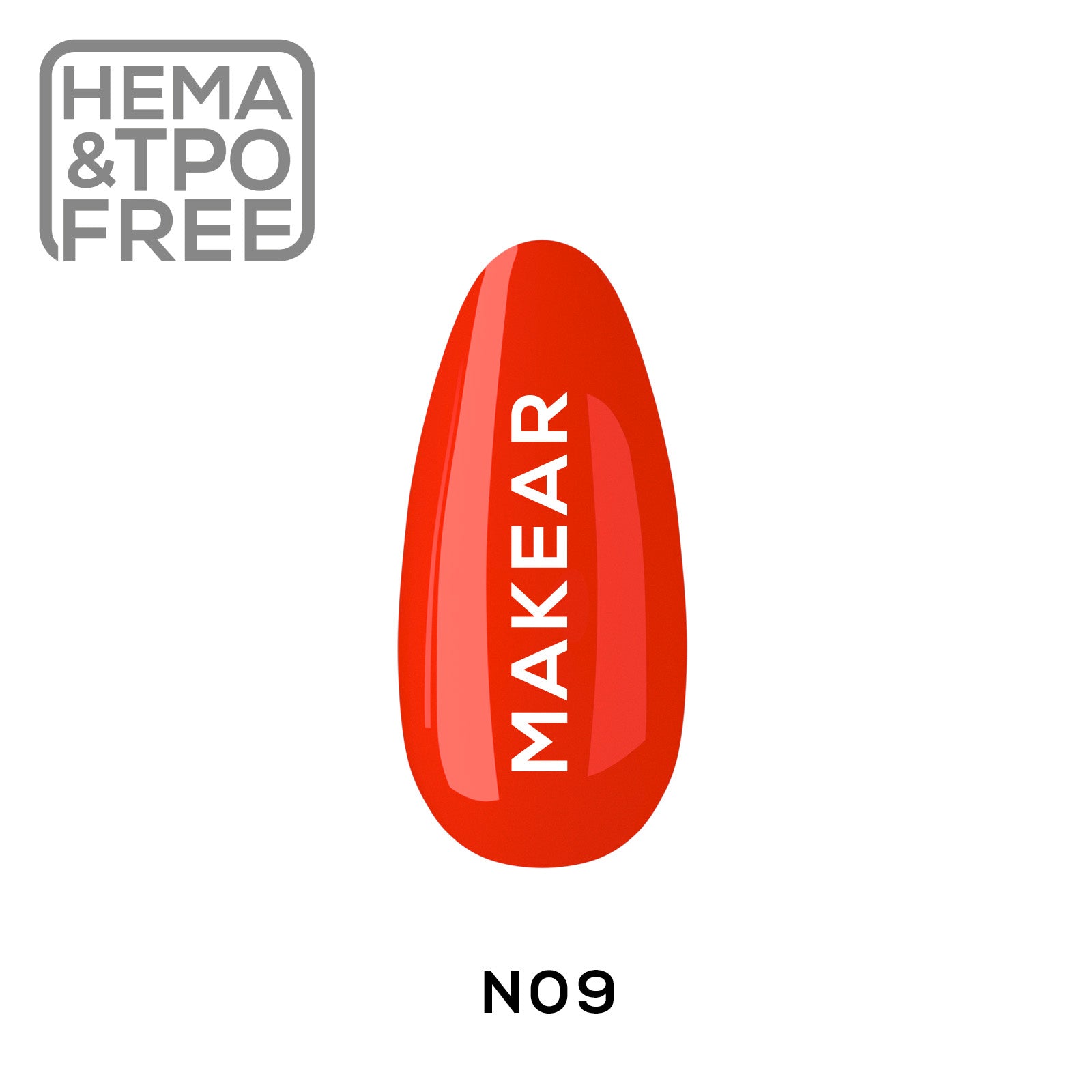 Gelpolish - N09 MAKEAR-Gelpolish-MAKEAR-NR Kosmetik