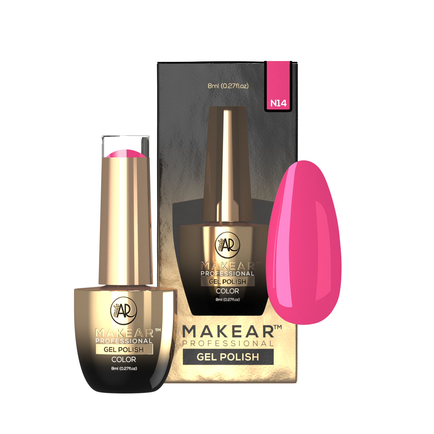 Gelpolish - N14 MAKEAR-Gelpolish-MAKEAR-NR Kosmetik