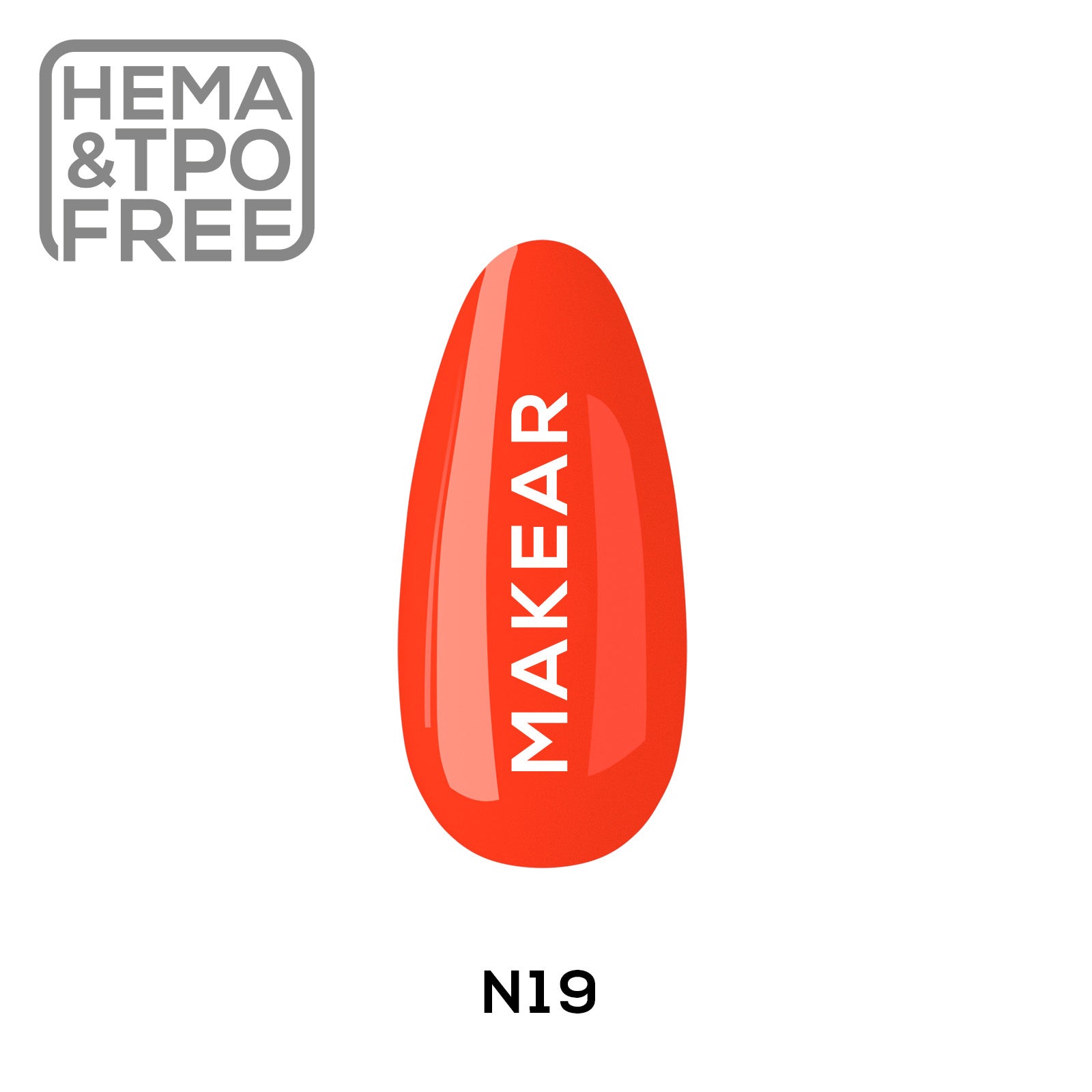 Gelpolish - N19 MAKEAR-Gelpolish-MAKEAR-NR Kosmetik