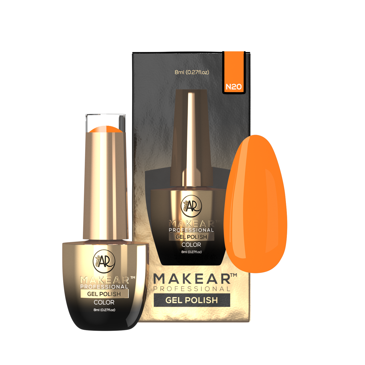 Gelpolish - N20 MAKEAR-Gelpolish-MAKEAR-NR Kosmetik