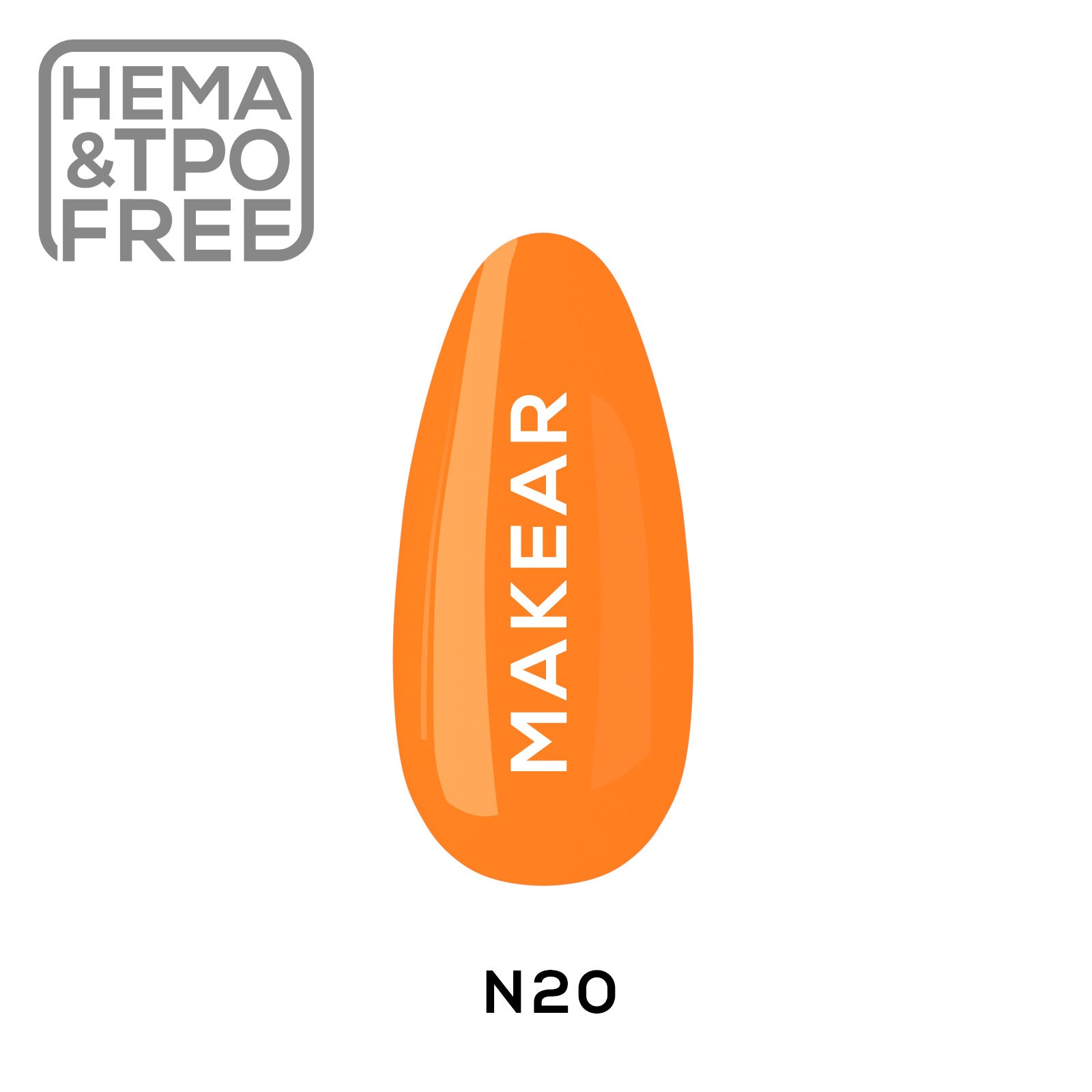 Gelpolish - N20 MAKEAR-Gelpolish-MAKEAR-NR Kosmetik
