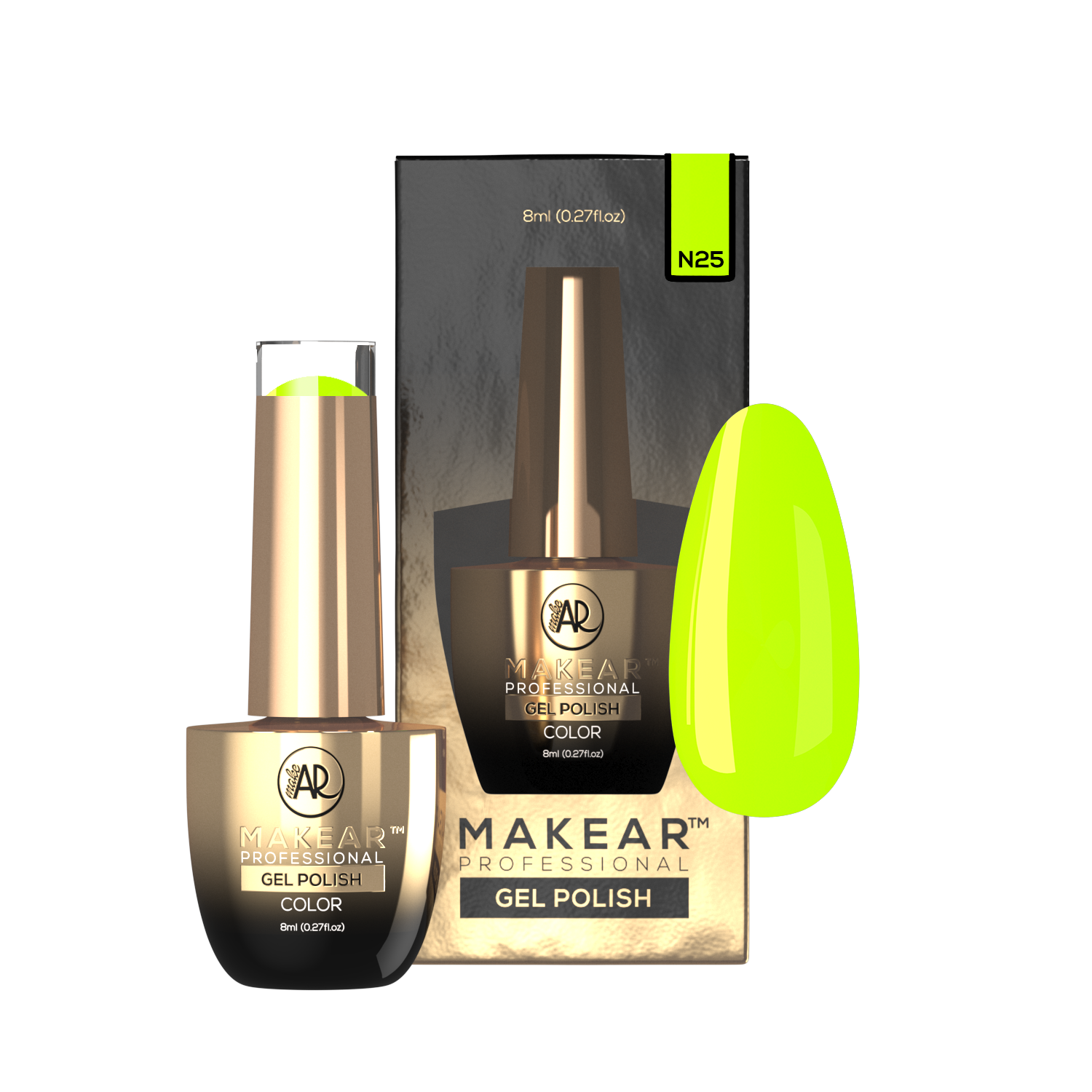 Gelpolish - N25 MAKEAR-Gelpolish-MAKEAR-NR Kosmetik