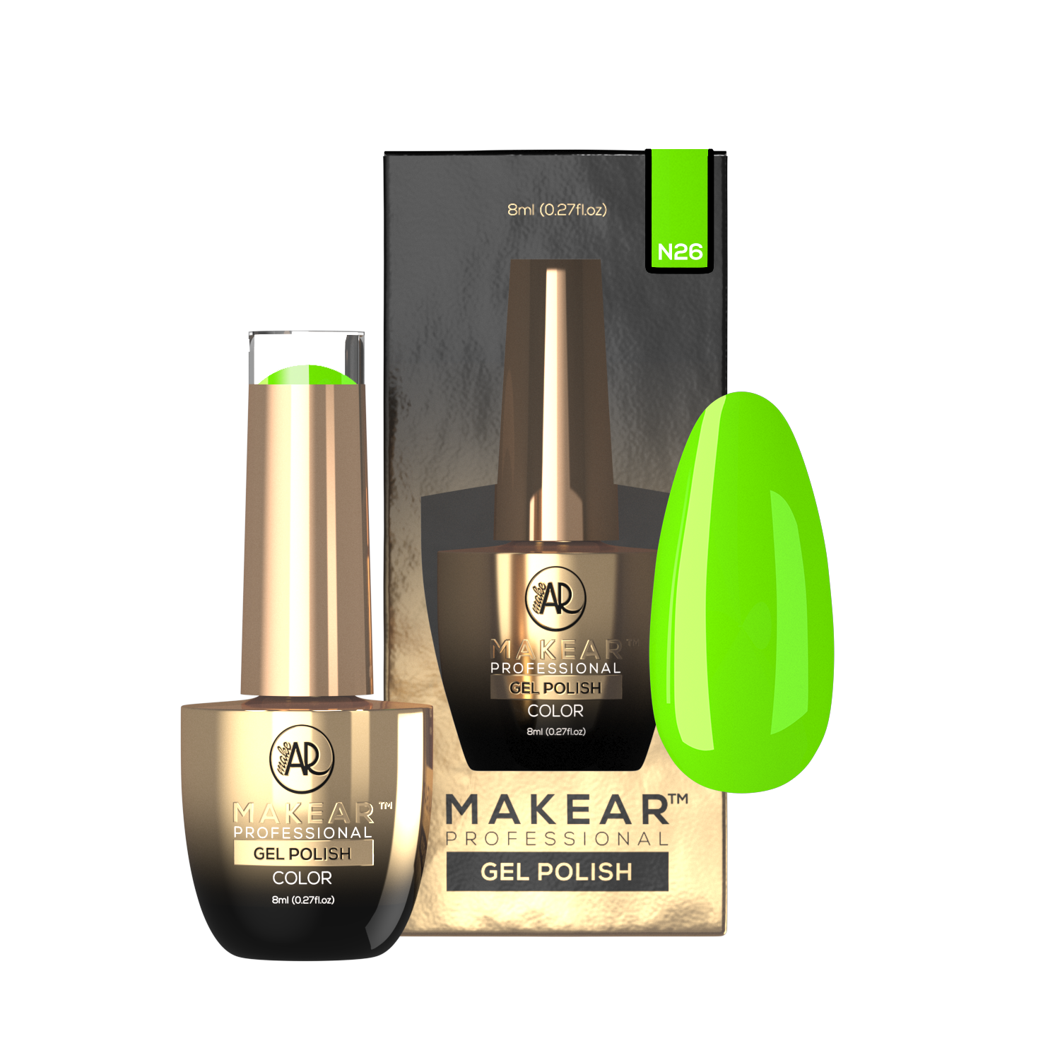 Gelpolish - N26 MAKEAR-Gelpolish-MAKEAR-NR Kosmetik