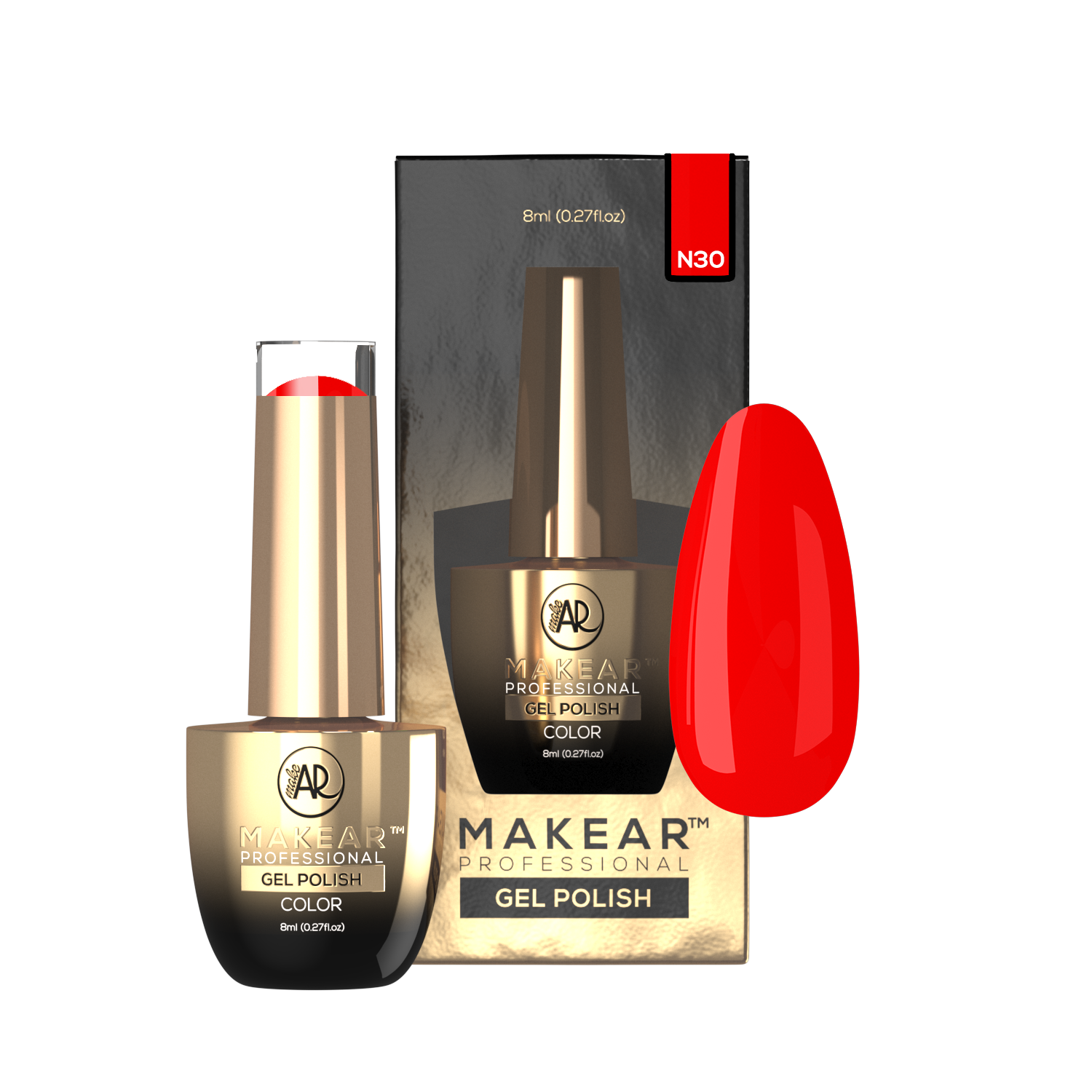 Gelpolish - N30 MAKEAR-Gelpolish-MAKEAR-NR Kosmetik