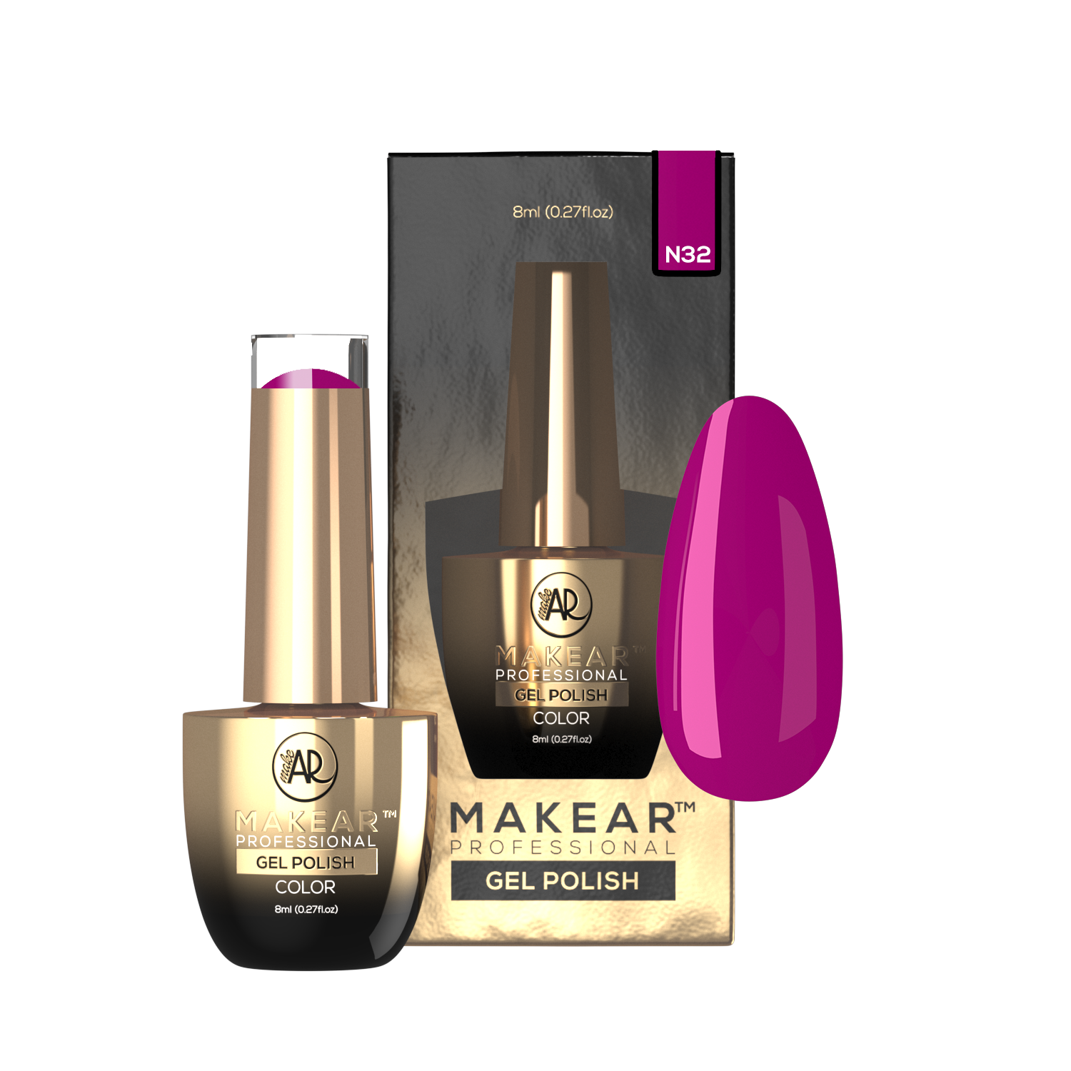 Gelpolish - N32 MAKEAR-Gelpolish-MAKEAR-NR Kosmetik
