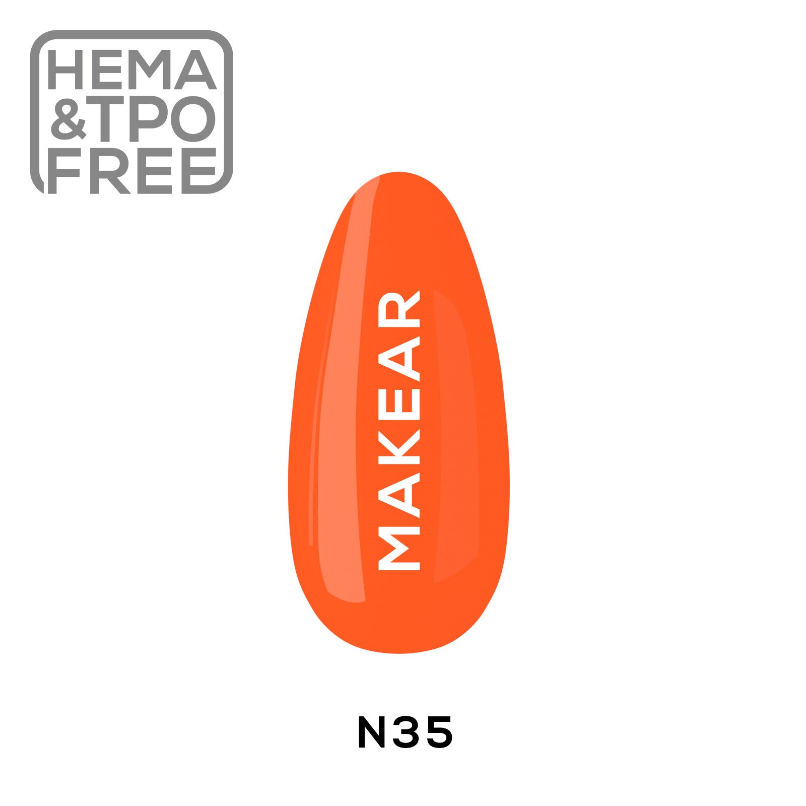 Gelpolish - N35 MAKEAR-Gelpolish-MAKEAR-NR Kosmetik