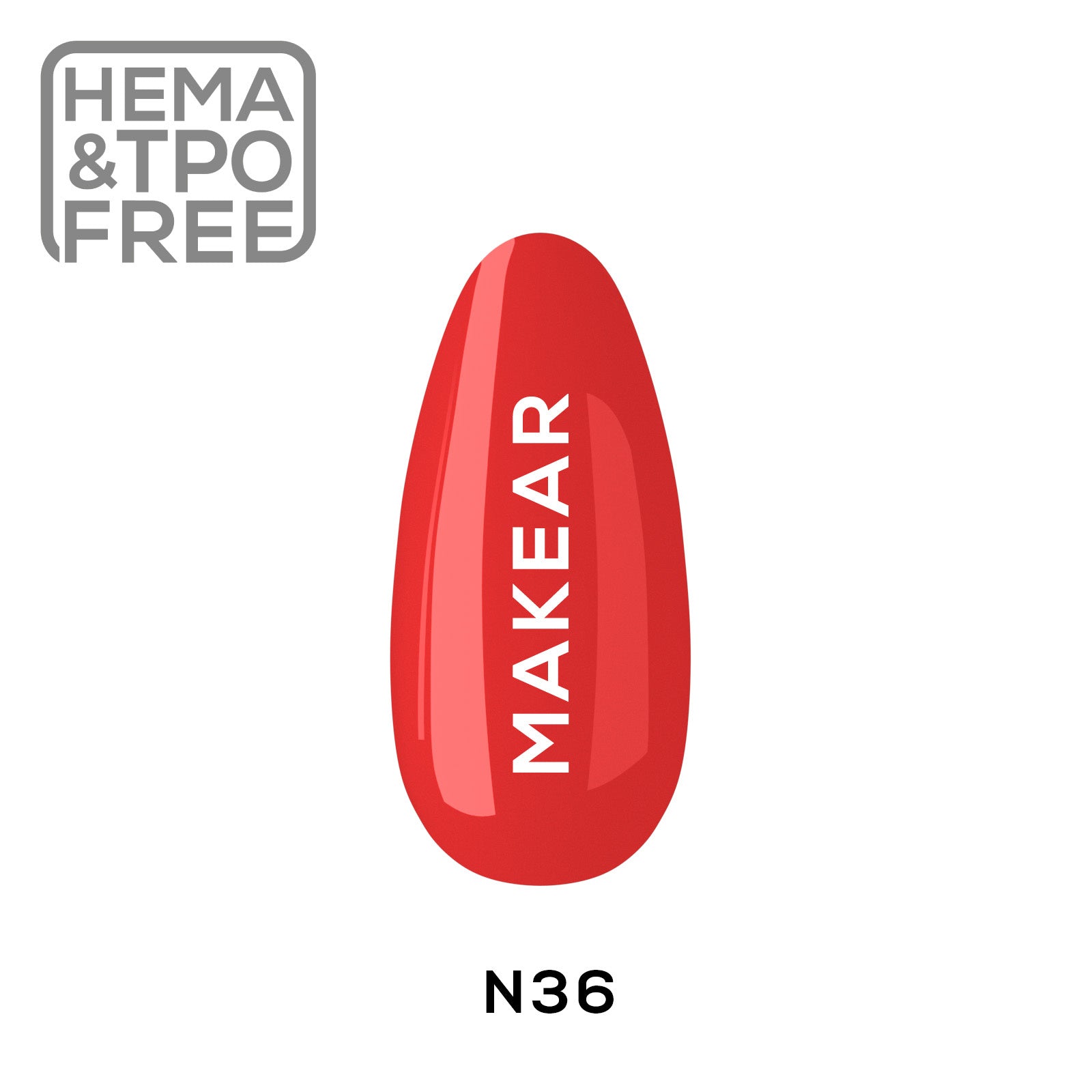 Gelpolish - N36 MAKEAR-Gelpolish-MAKEAR-NR Kosmetik