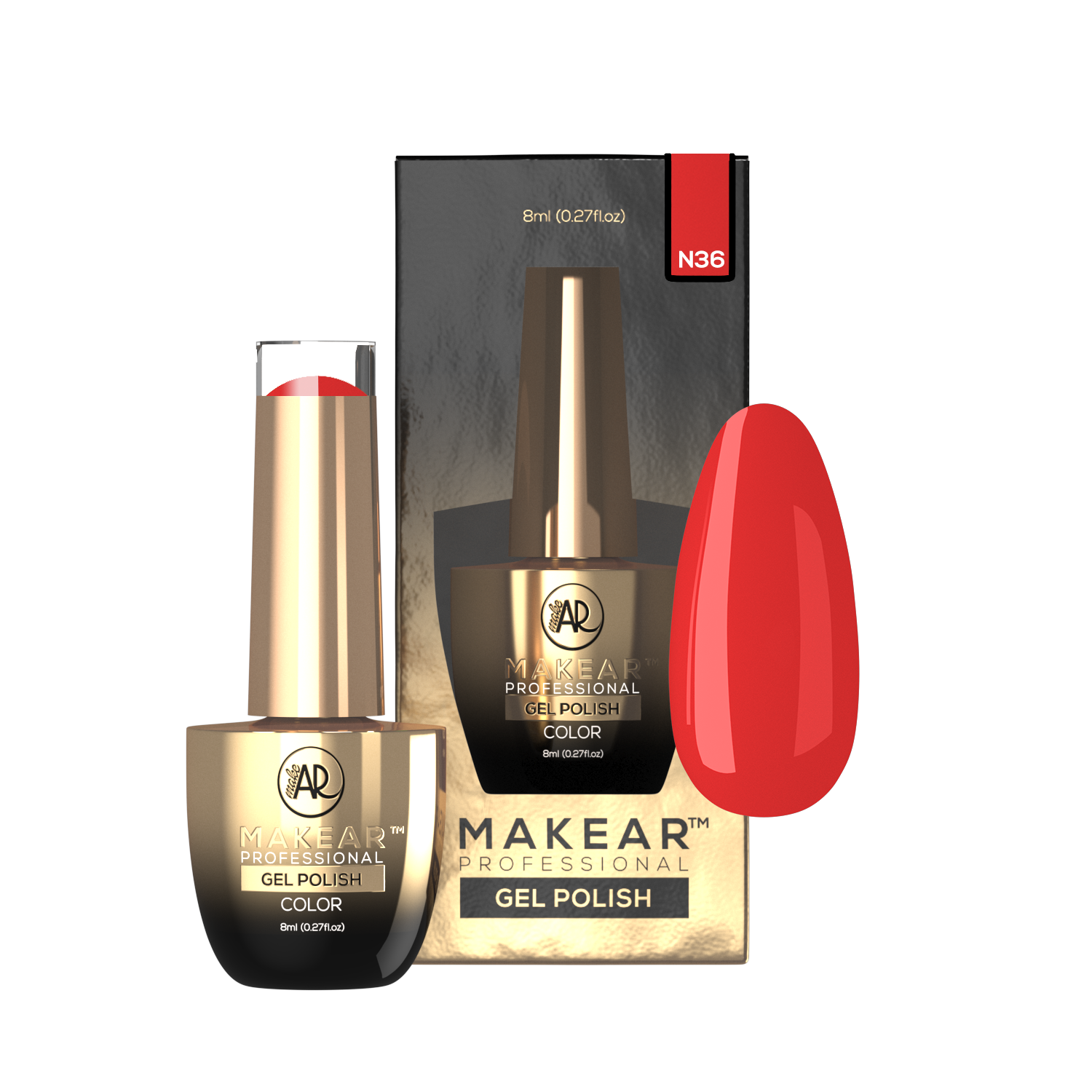 Gelpolish - N36 MAKEAR-Gelpolish-MAKEAR-NR Kosmetik
