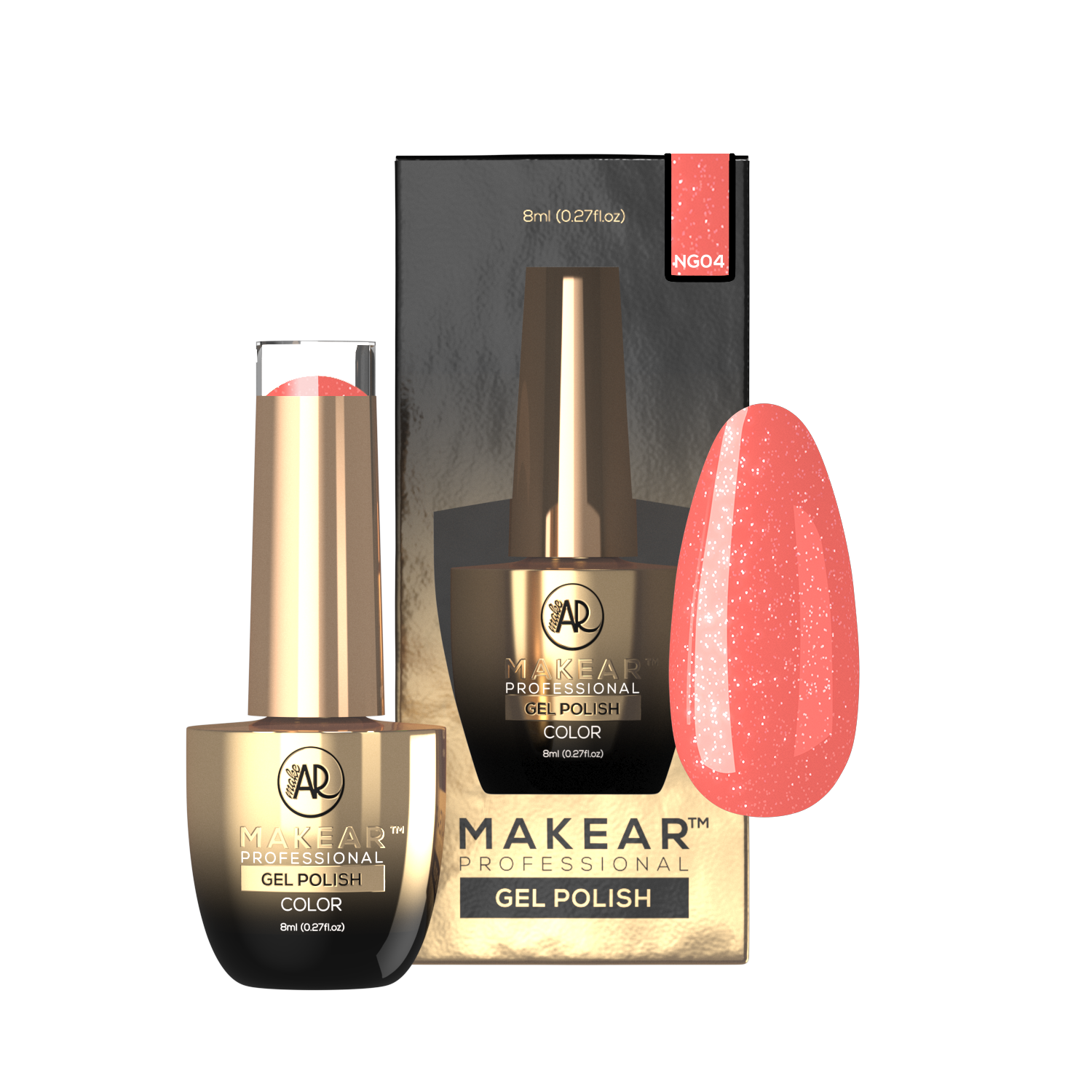 Gelpolish - NG04 MAKEAR-Gelpolish-MAKEAR-NR Kosmetik
