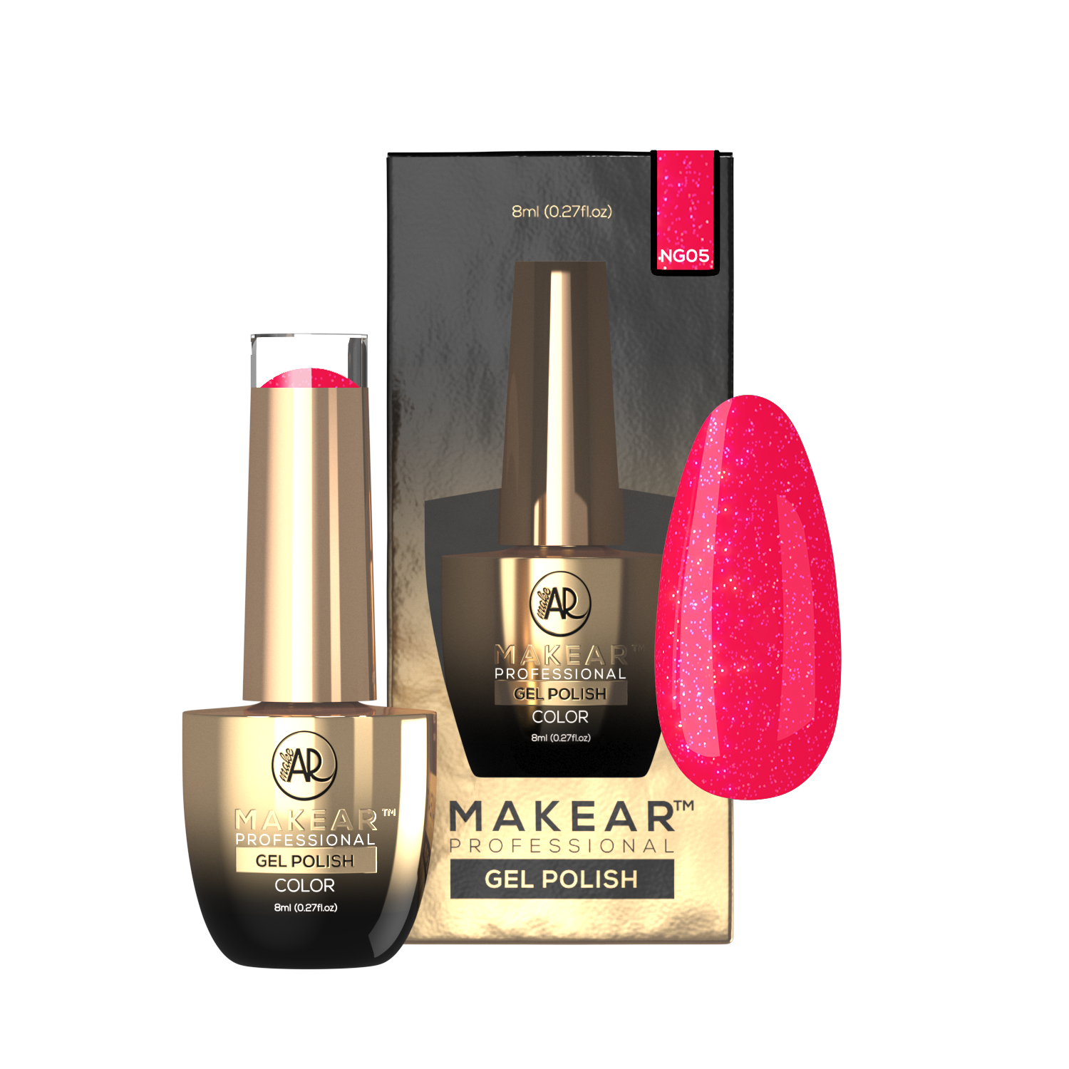 Gelpolish - NG05 MAKEAR-Gelpolish-MAKEAR-NR Kosmetik