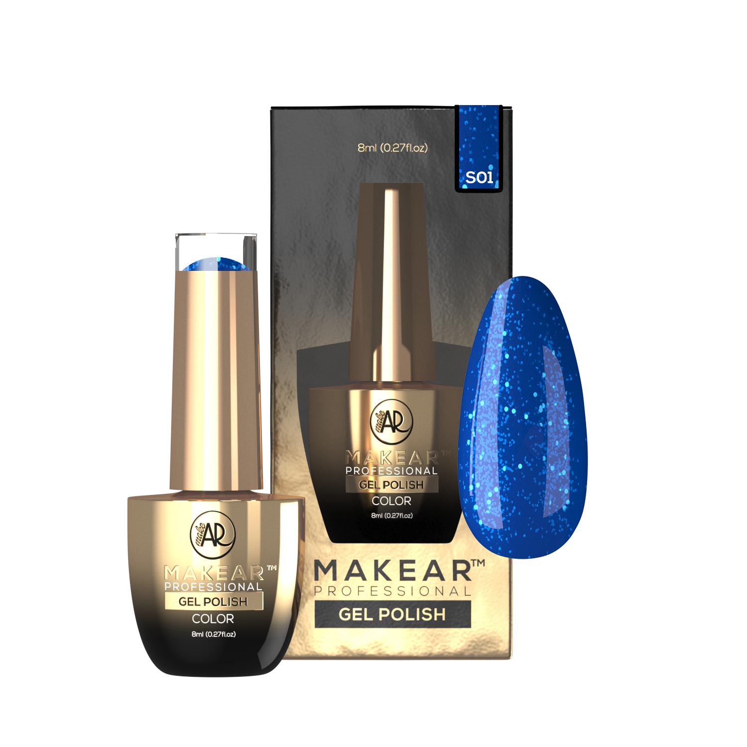Gelpolish - S01 MAKEAR-Gelpolish-MAKEAR-NR Kosmetik