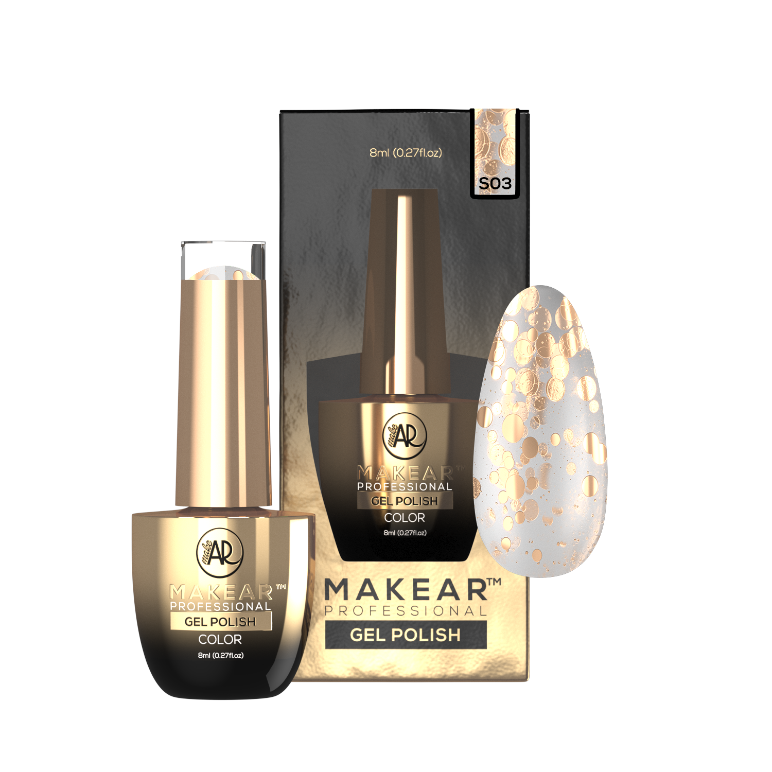 Gelpolish - S03 MAKEAR-Gelpolish-MAKEAR-NR Kosmetik