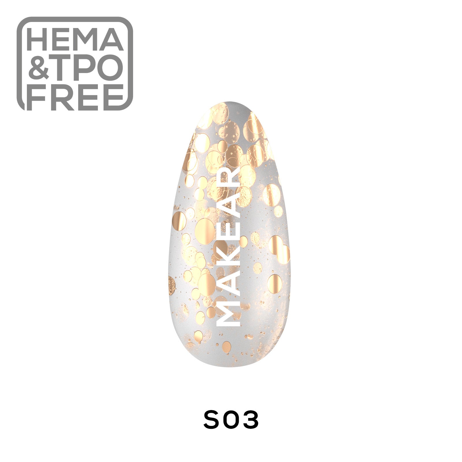 Gelpolish - S03 MAKEAR-Gelpolish-MAKEAR-NR Kosmetik