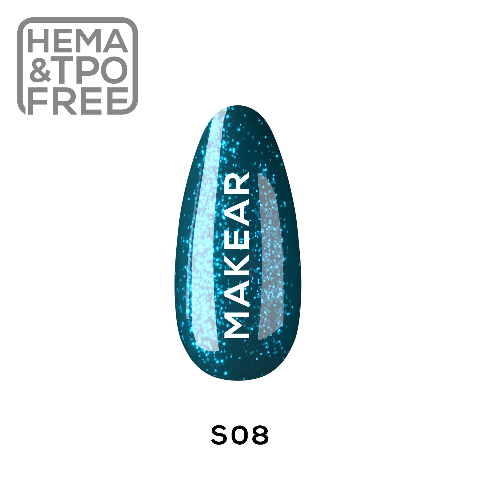 Gelpolish - S08 MAKEAR-Gelpolish-MAKEAR-NR Kosmetik