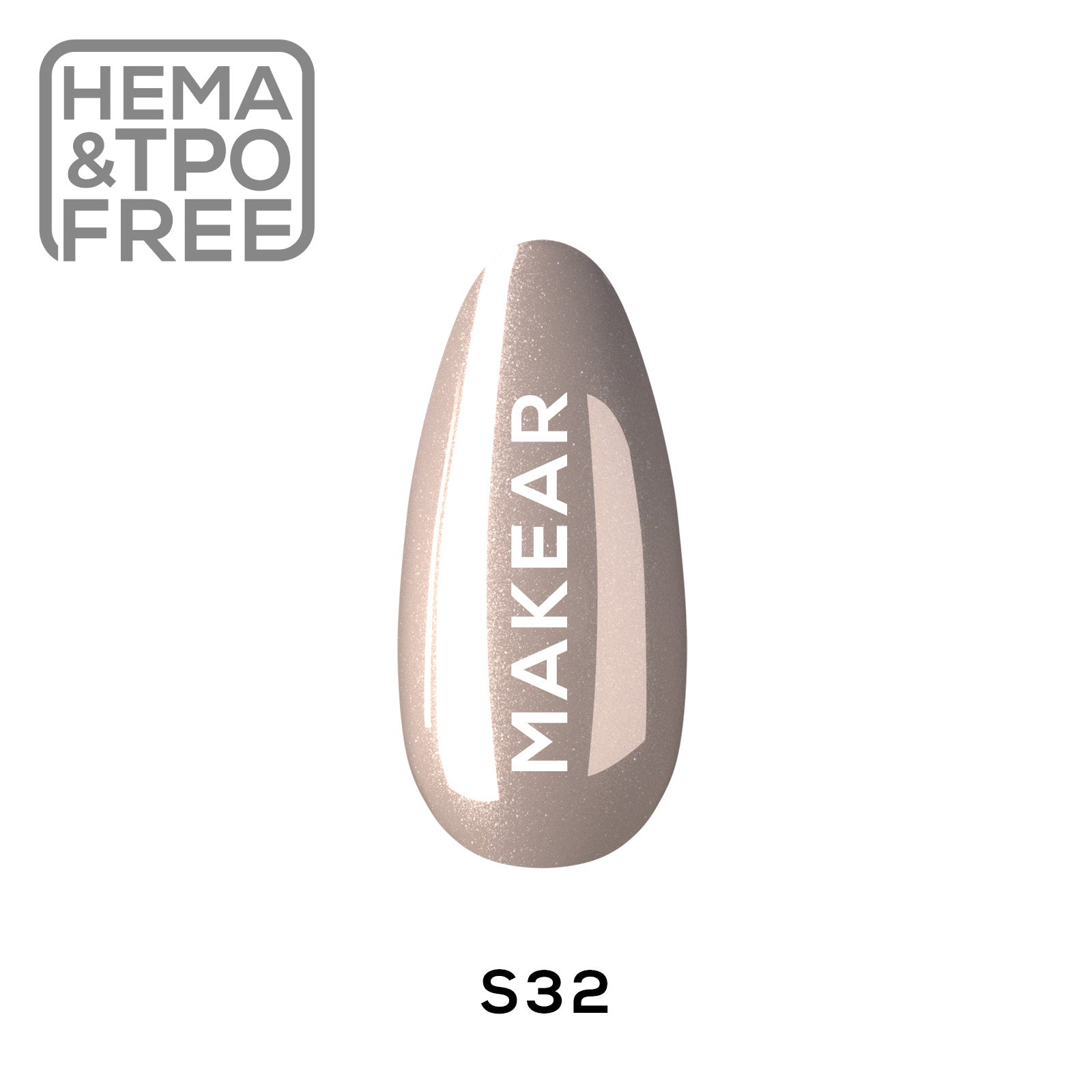 Gelpolish - S32 MAKEAR-Gelpolish-MAKEAR-NR Kosmetik