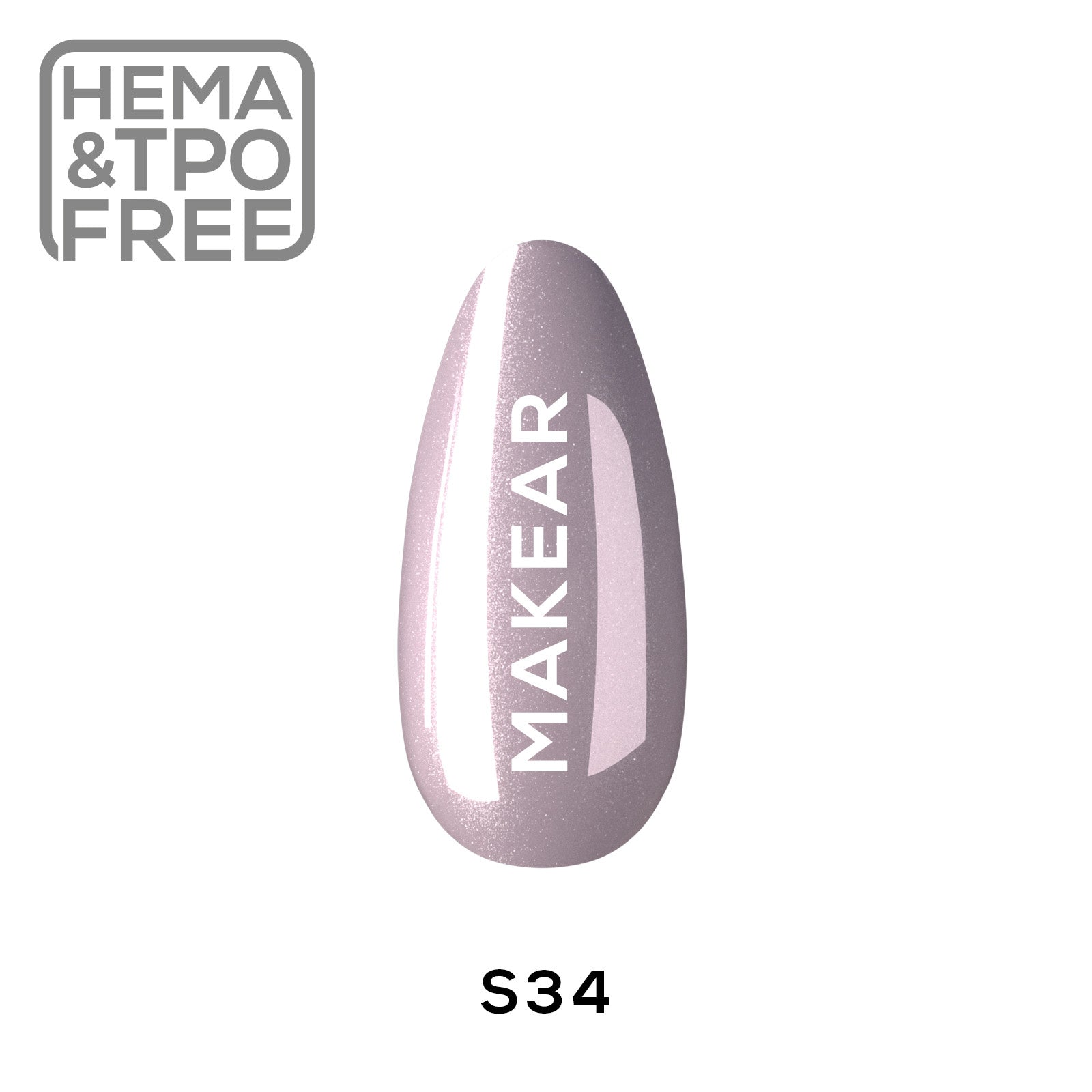 Gelpolish - S34 MAKEAR-Gelpolish-MAKEAR-NR Kosmetik