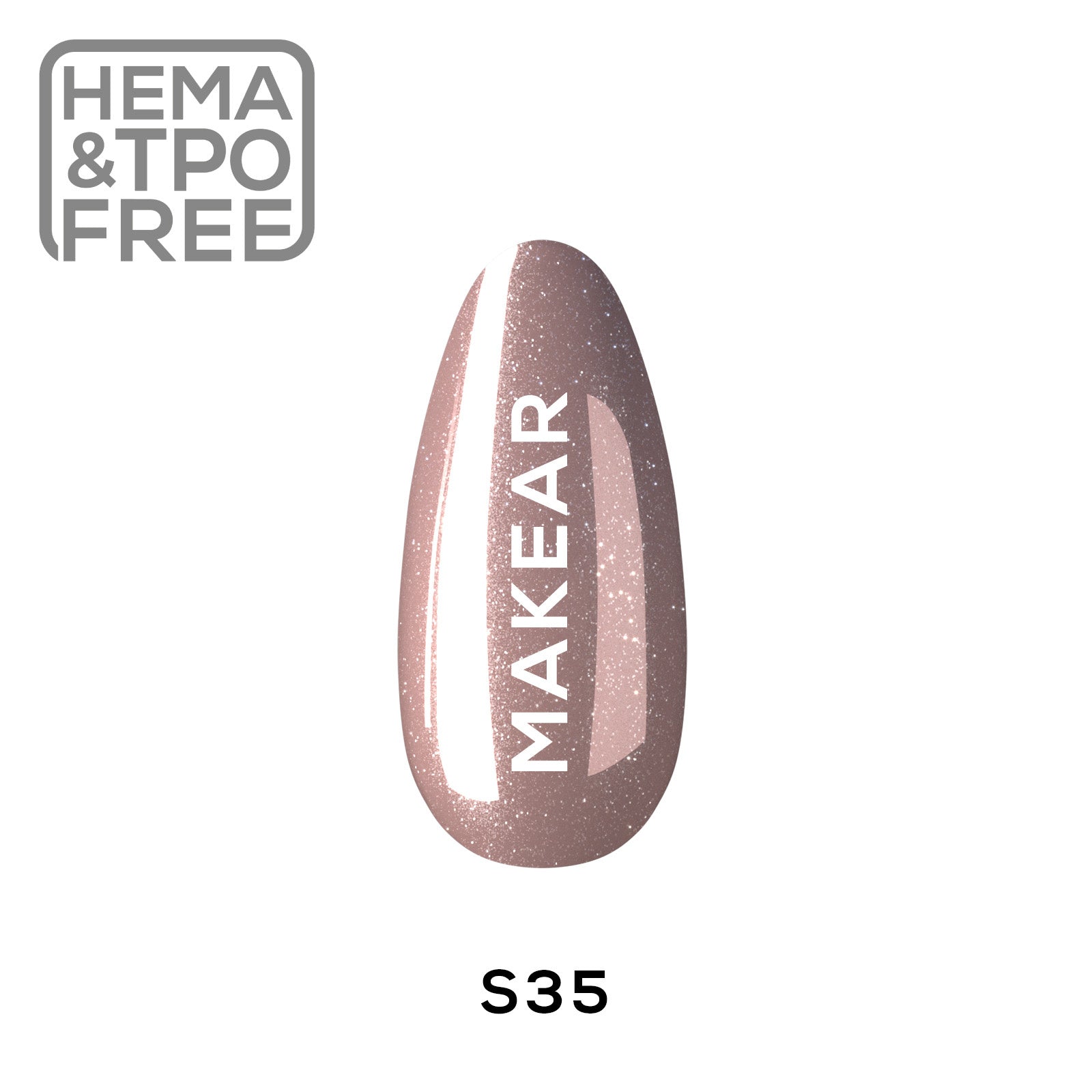 Gelpolish - S35 MAKEAR-Gelpolish-MAKEAR-NR Kosmetik